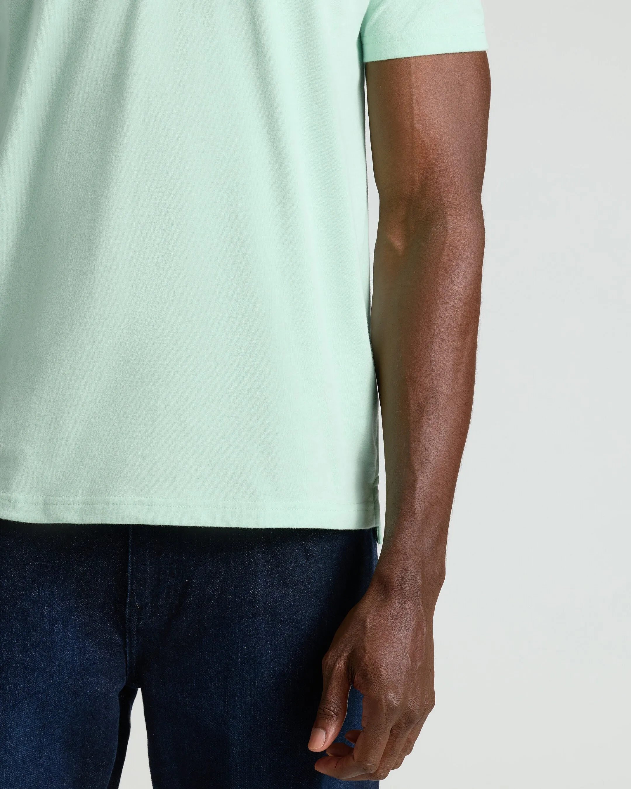 Heather Mist Short Sleeve Polo sold by True Classic product image thumbnail 5