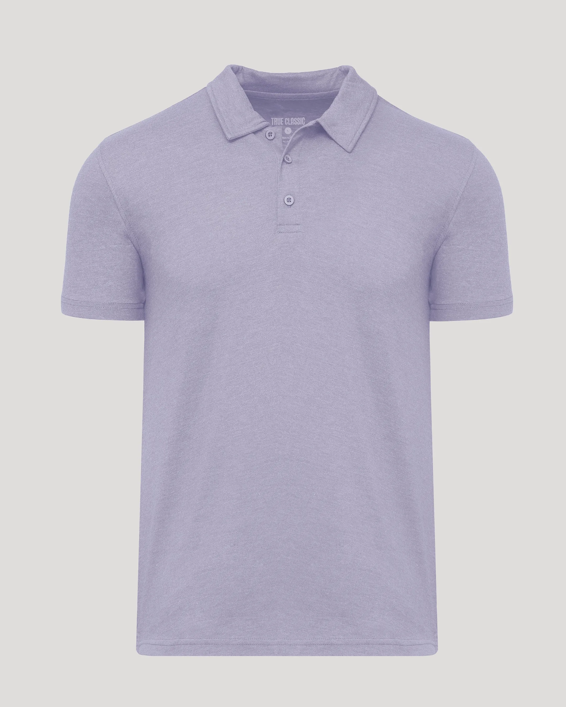 Heather Dark Orchid Short Sleeve Polo sold by True Classic product image thumbnail 2