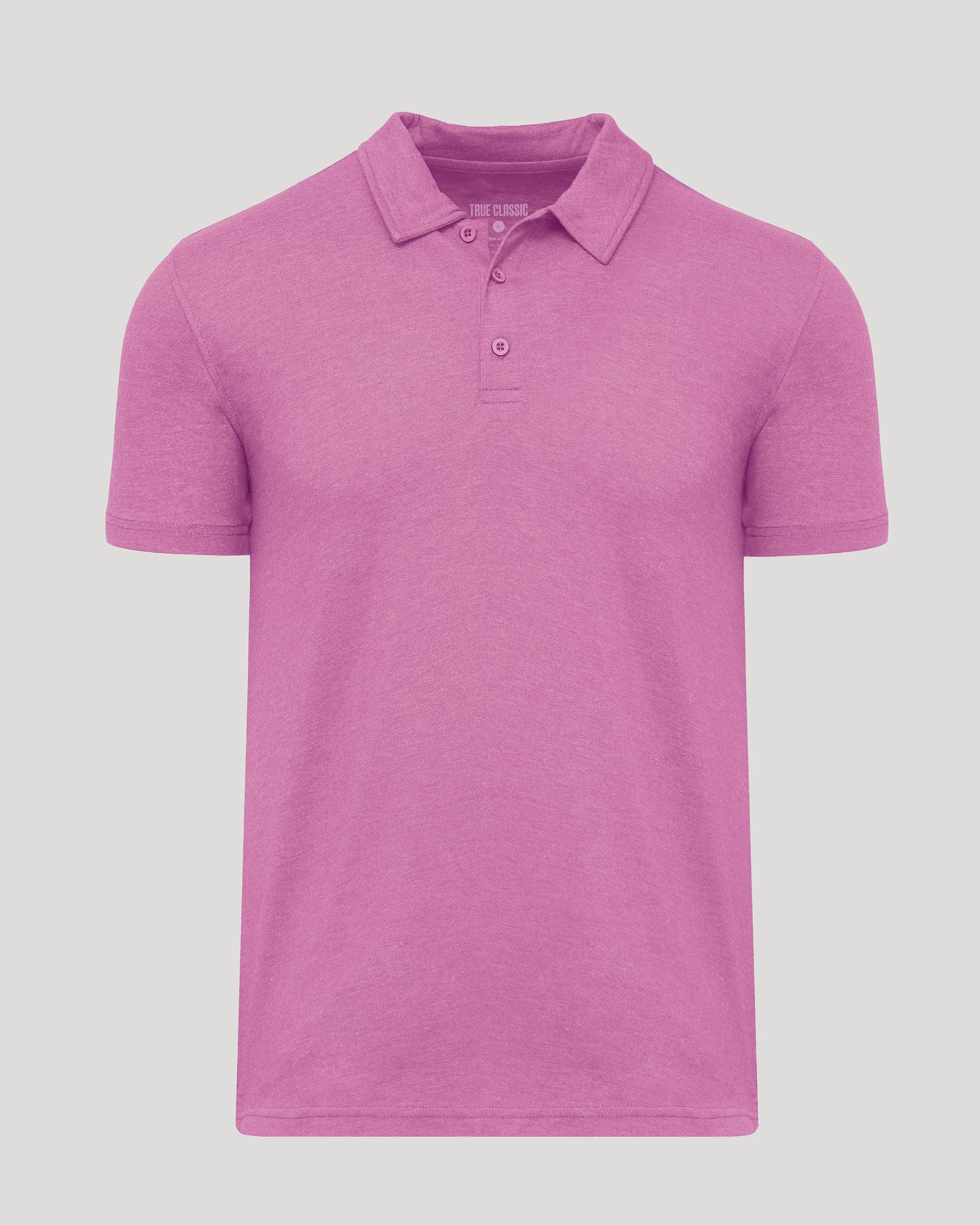 Heather Magenta Classic Polo sold by True Classic product image thumbnail 2