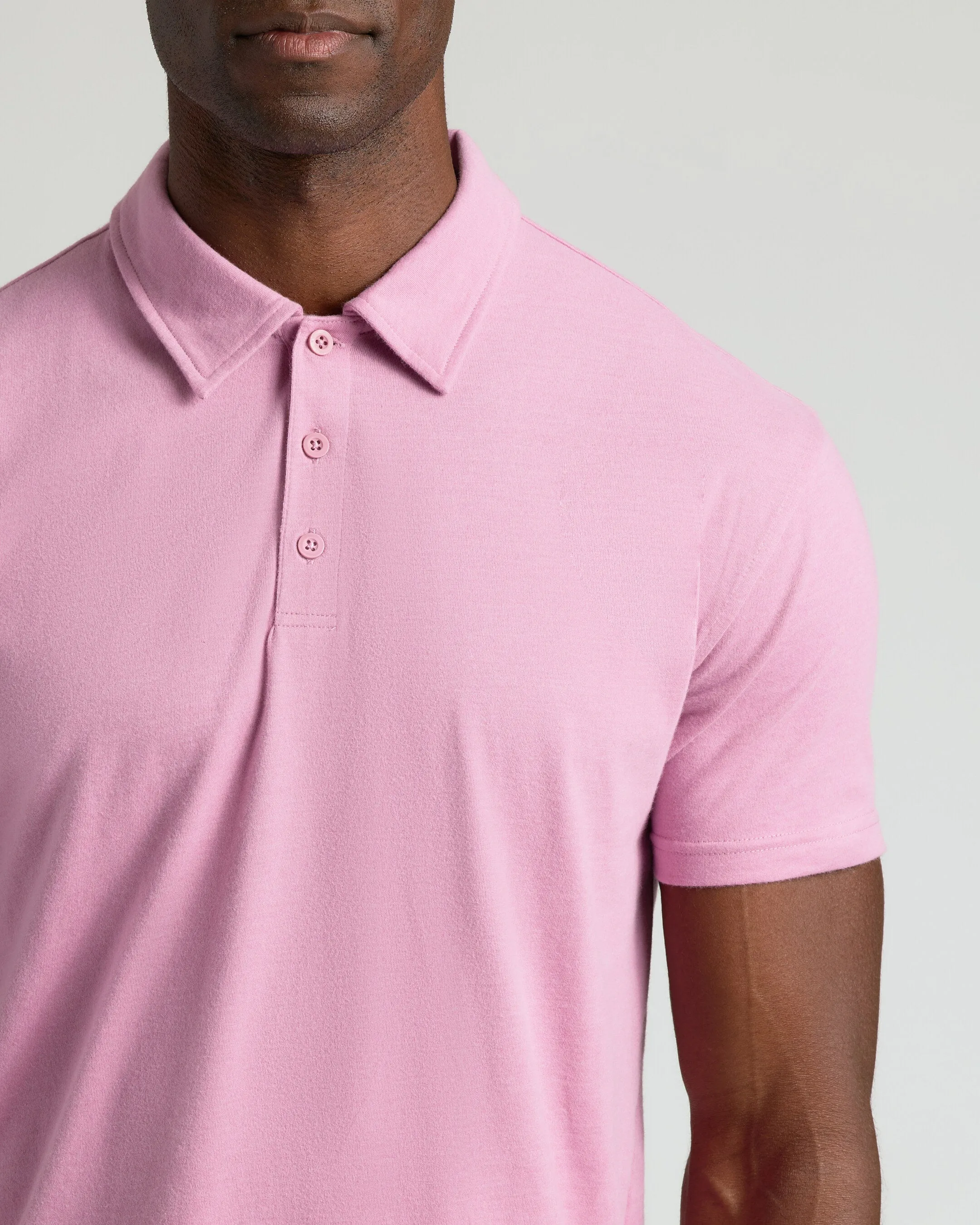 Heather Mauve Classic Polo sold by True Classic product image thumbnail 4