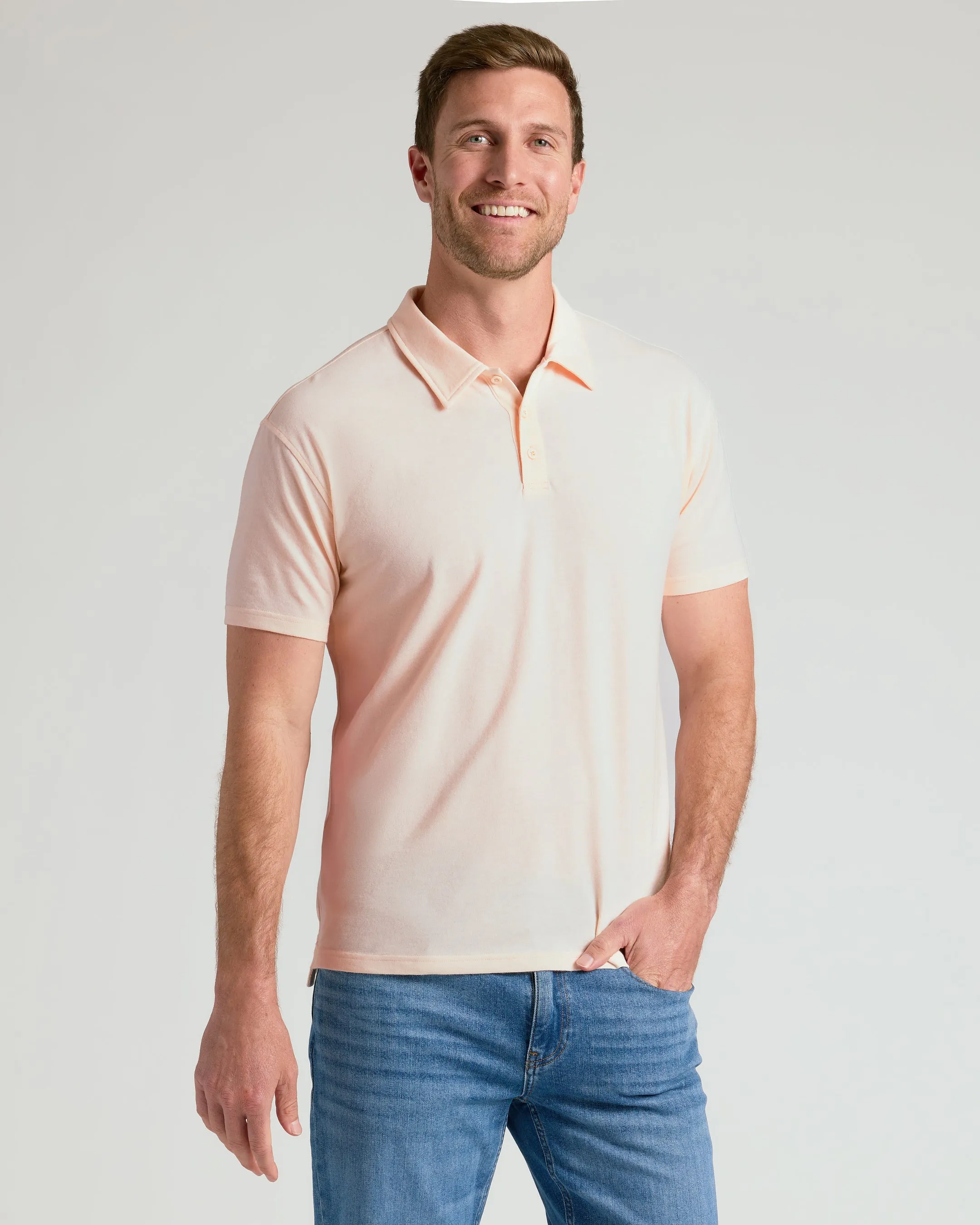 Coral Blush Classic Polo sold by True Classic