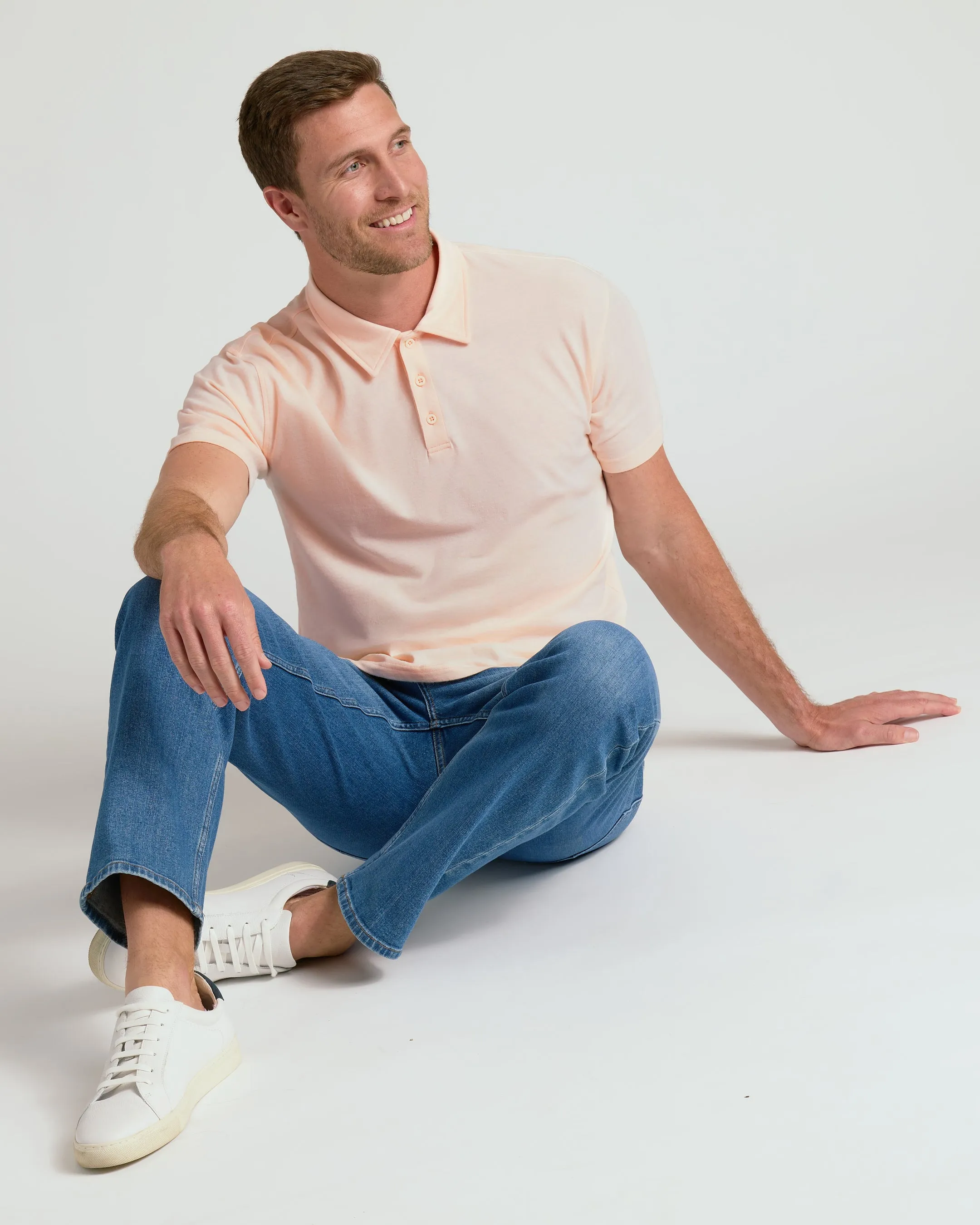Coral Blush Classic Polo sold by True Classic product image thumbnail 4