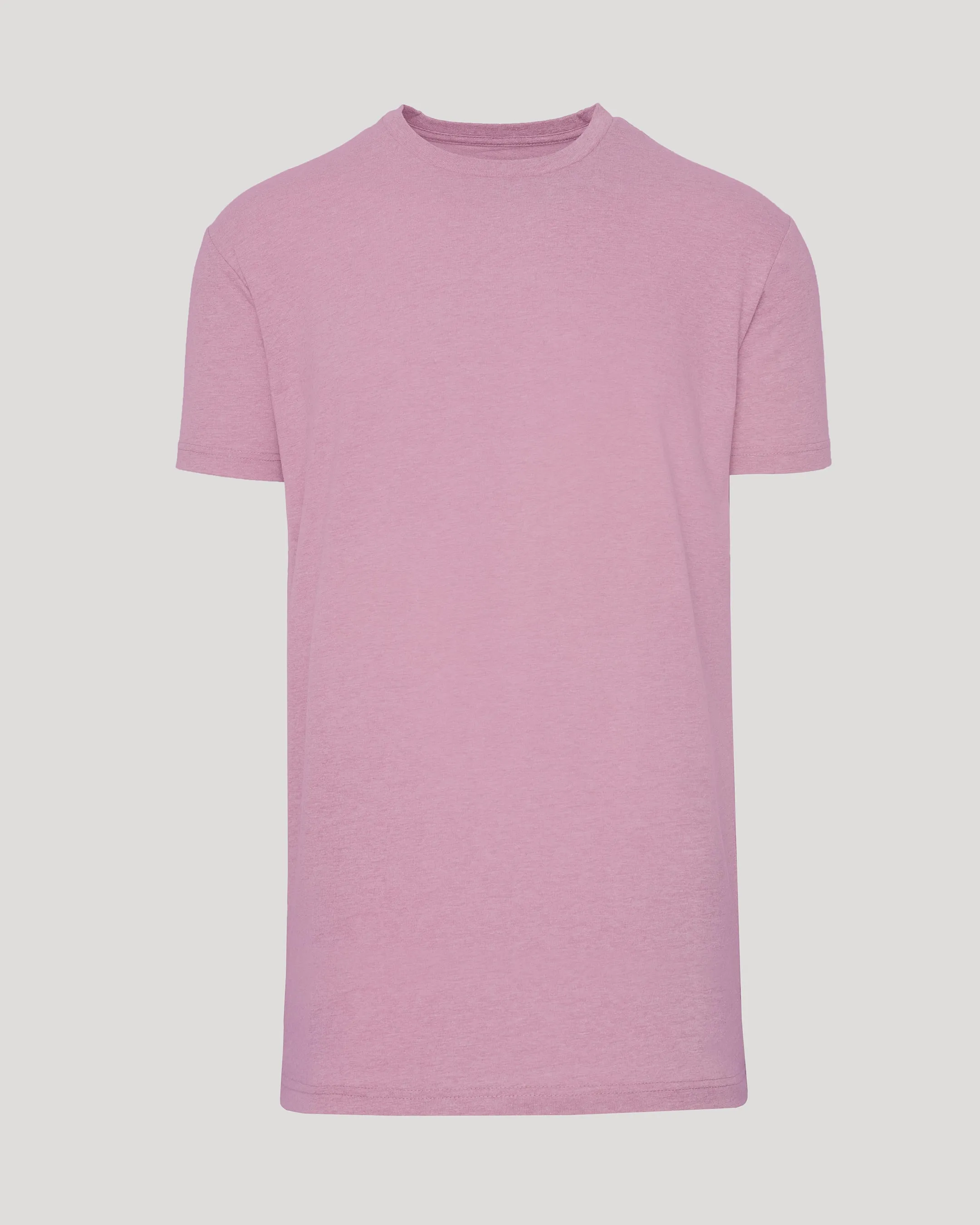 Heather Mauve Tall Straight Hem Crew Neck T-Shirt sold by True Classic product image thumbnail 2