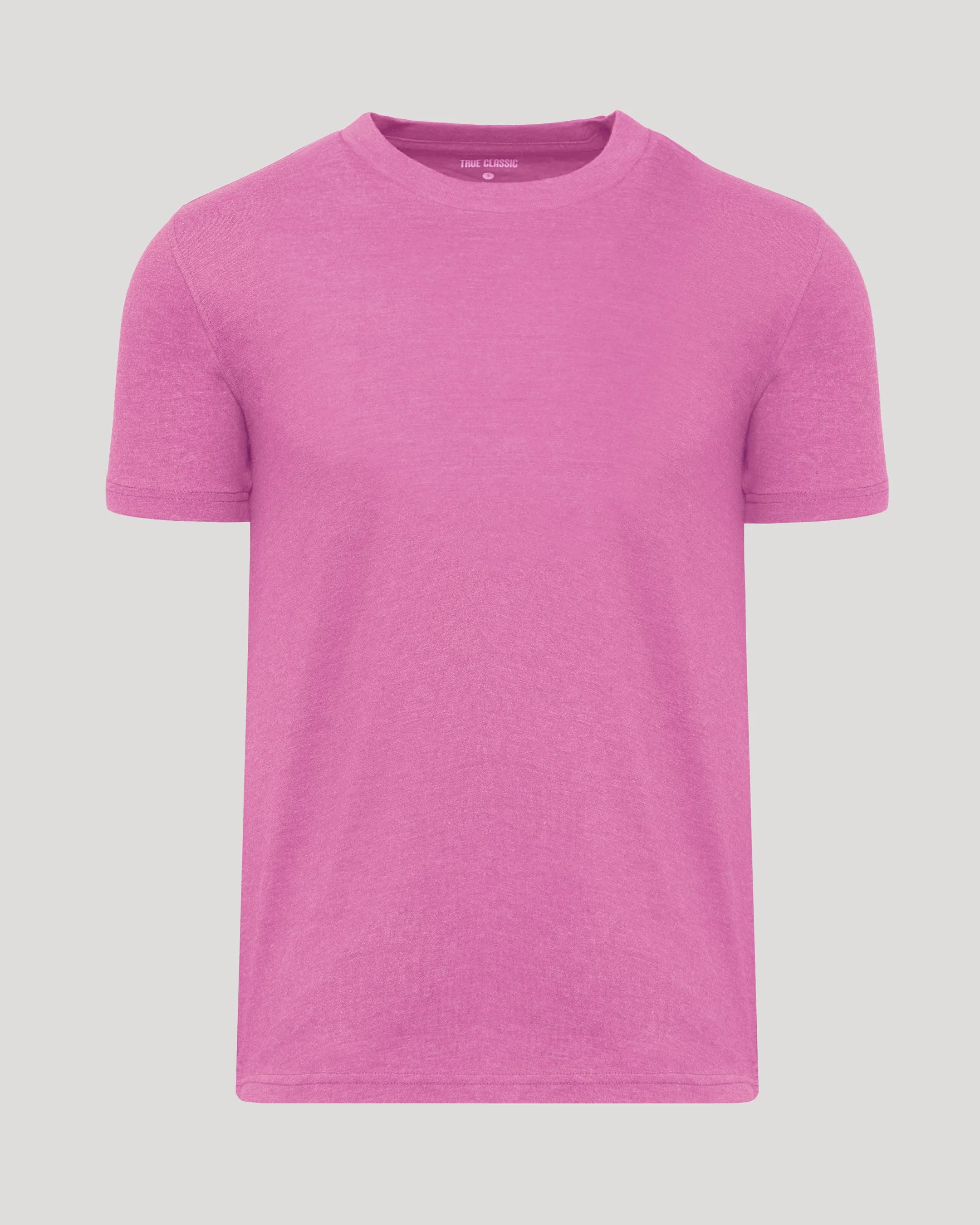 Heather Magenta Classic Crew Neck sold by True Classic product image thumbnail 2