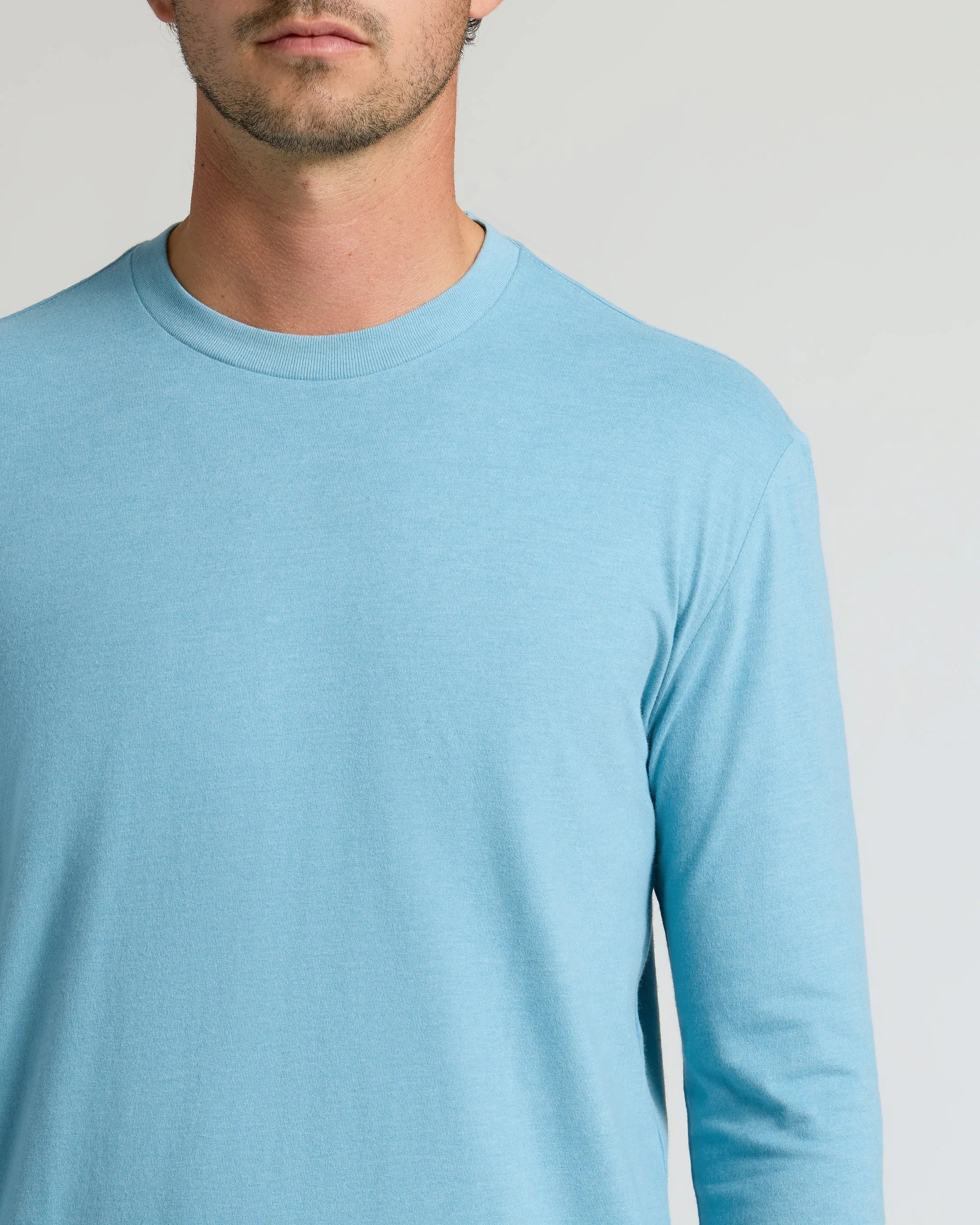 Heather Voyager Tall Long Sleeve T-Shirt sold by True Classic product image thumbnail 5