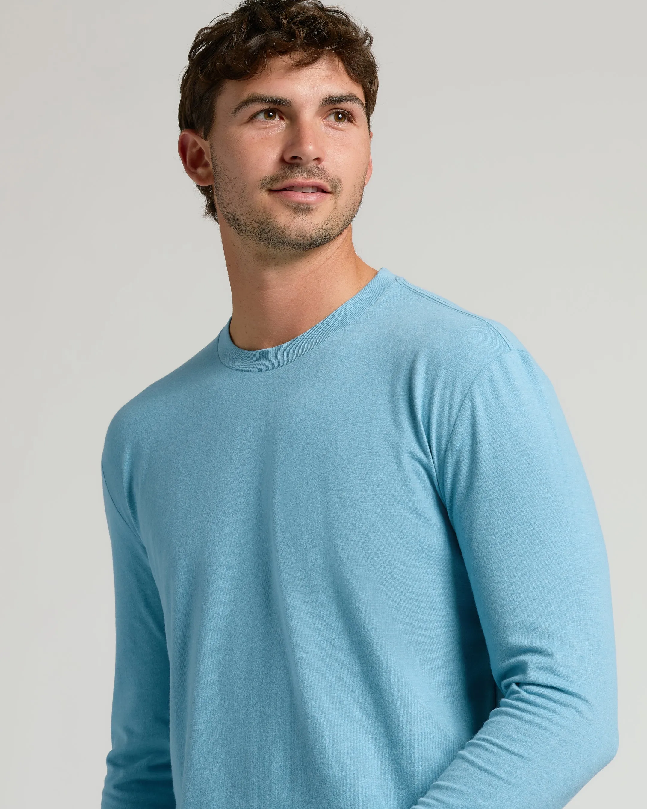 Heather Voyager Tall Long Sleeve T-Shirt sold by True Classic product image thumbnail 4
