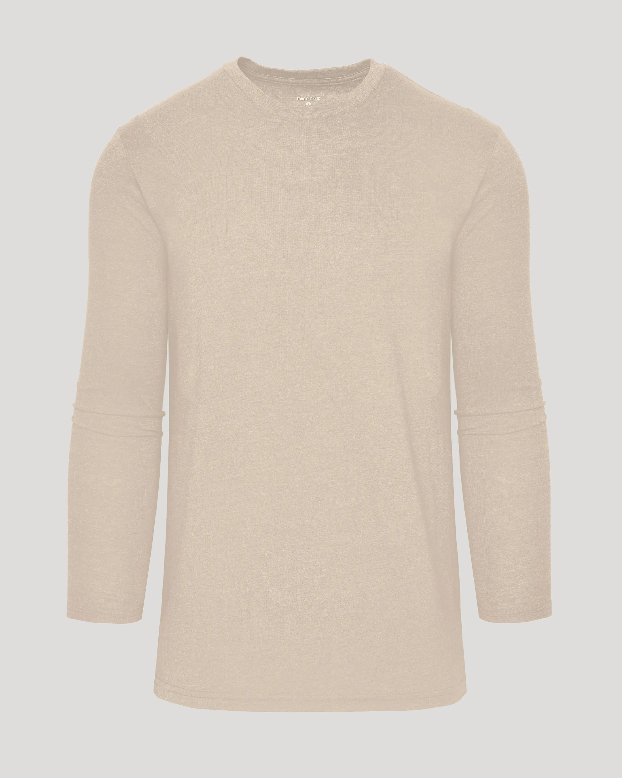 Heather Camel Tall Long Sleeve T-Shirt sold by True Classic product image thumbnail 2