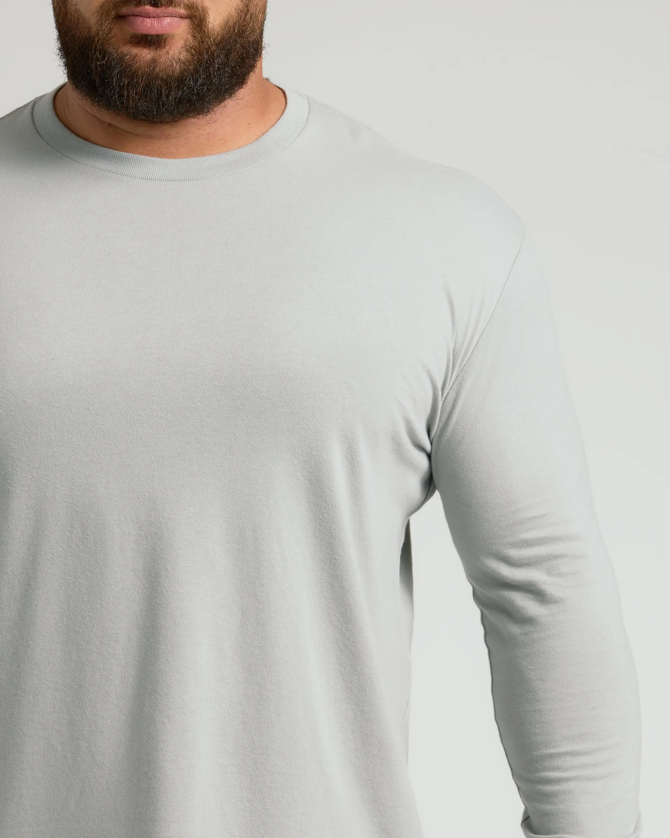 Steel Classic Long Sleeve Crew Neck sold by True Classic product image thumbnail 5
