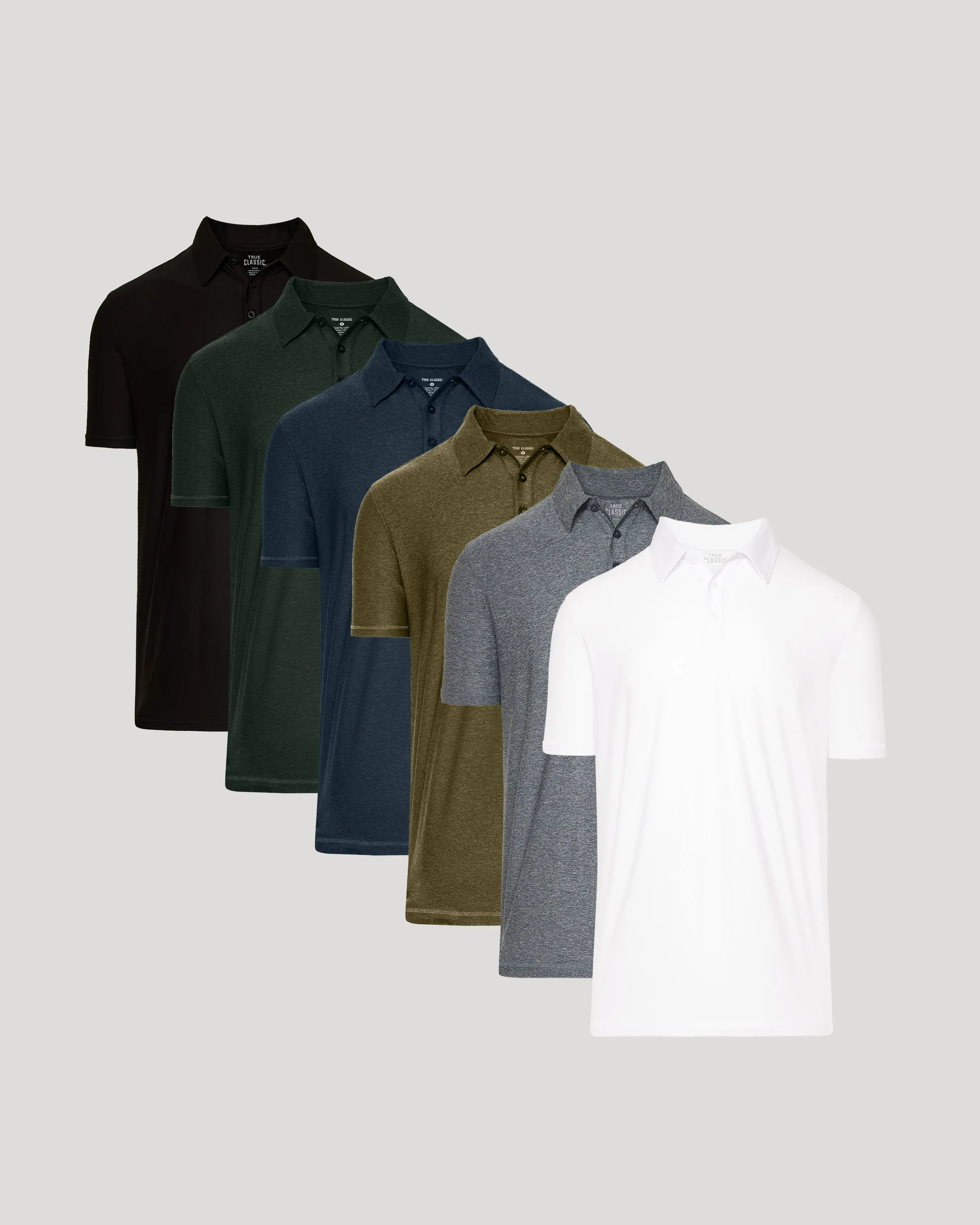 The Staple Active Polo 6-Pack sold by True Classic