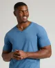 Dark Heather Blue Lake Tall Classic V-Neck sold by True Classic