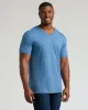 Dark Heather Blue Lake Tall Classic V-Neck sold by True Classic
