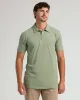 Dark Heather Bay Green Short Sleeve Tall Polo sold by True Classic