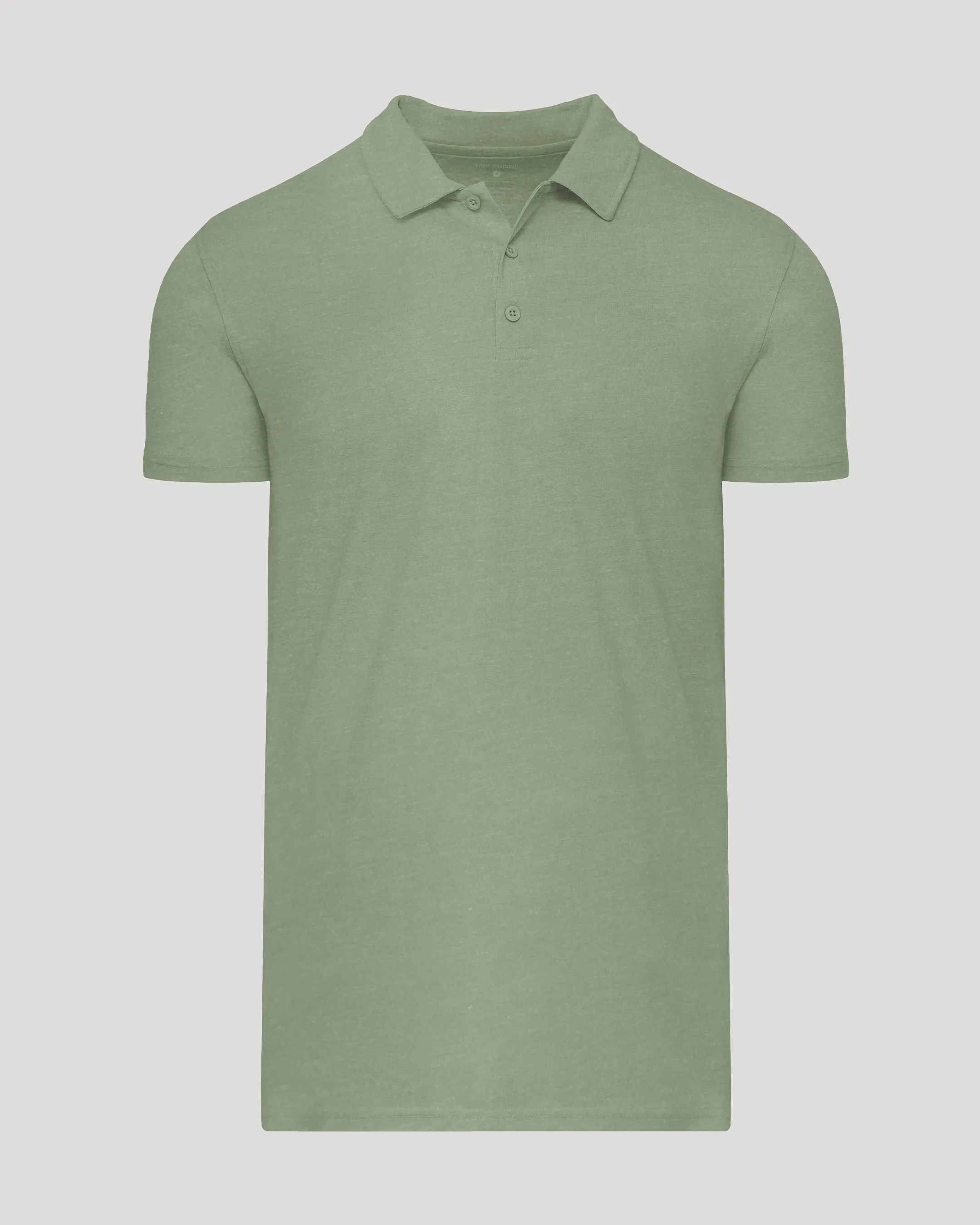 Dark Heather Bay Green Short Sleeve Tall Polo sold by True Classic product image thumbnail 2