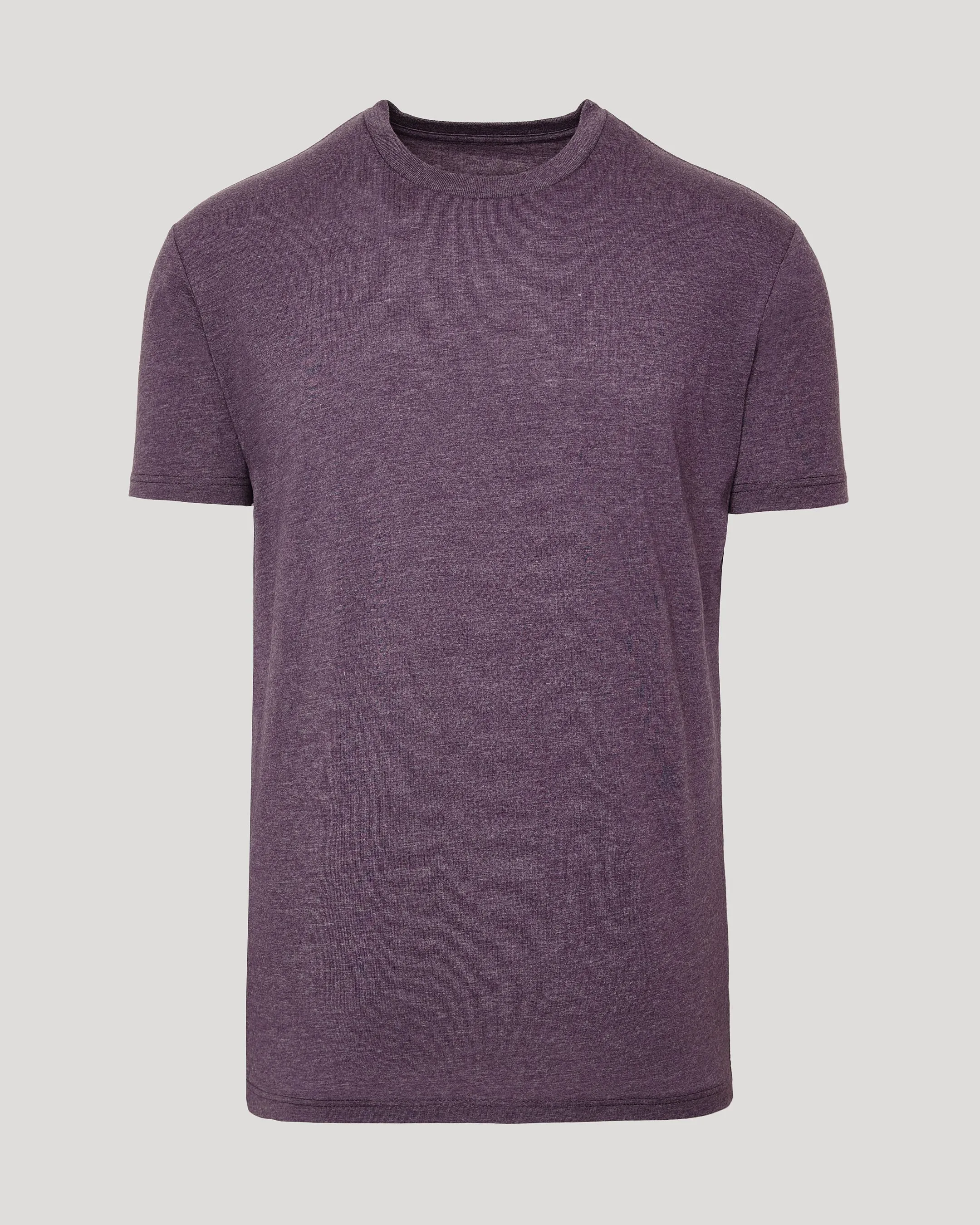 Dark Heather Plum Classic Crew Neck sold by True Classic product image thumbnail 2