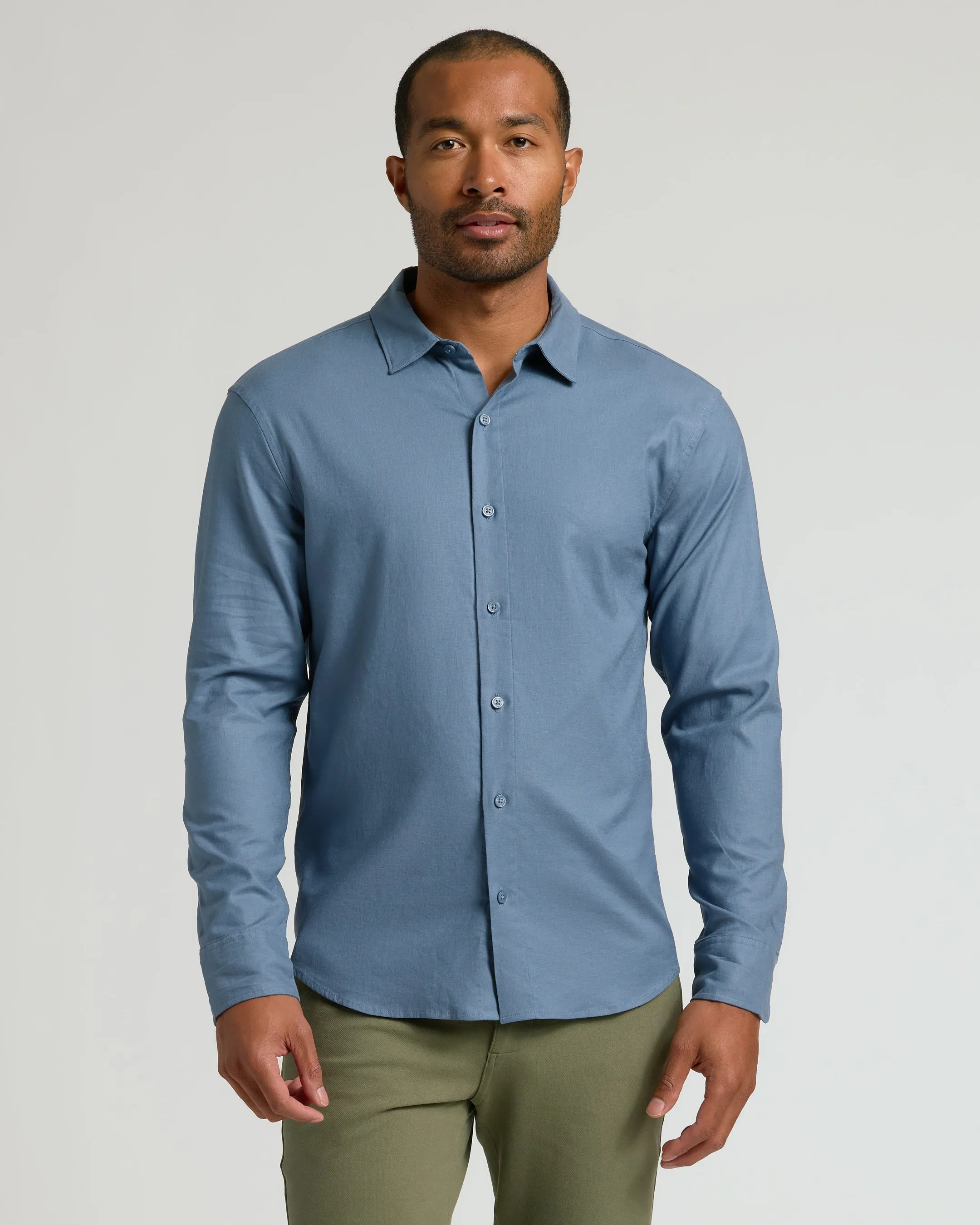 The Standard Long Sleeve Linen Shirt 3-Pack sold by True Classic product image thumbnail 3