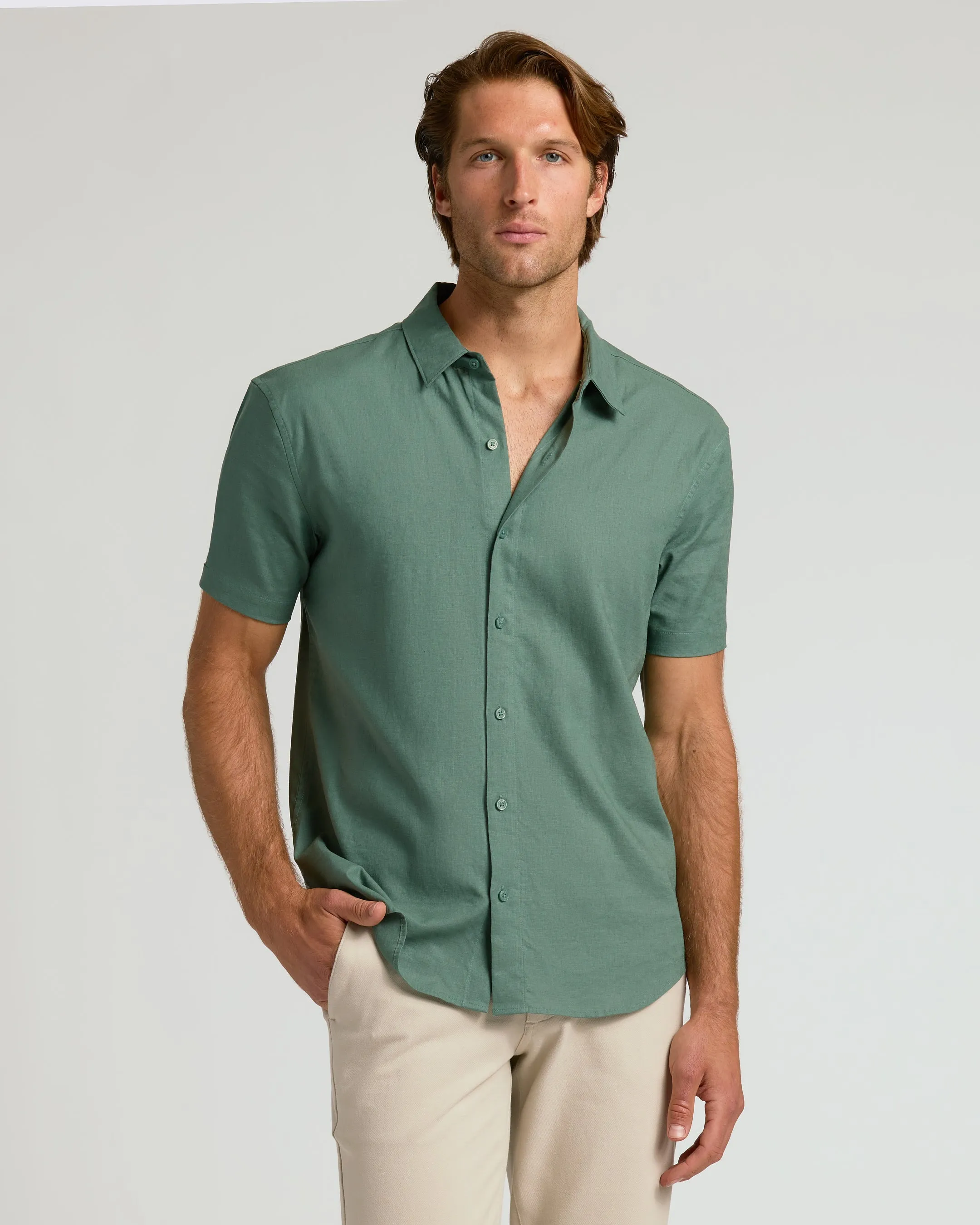 The Staple Short Sleeve Linen Shirt 3-Pack sold by True Classic product image thumbnail 2