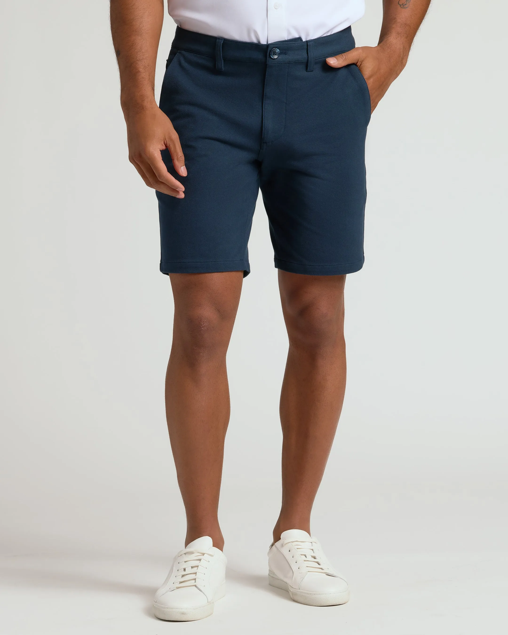 9" Sandstone & Navy Chino Shorts 2-Pack sold by True Classic product image thumbnail 2