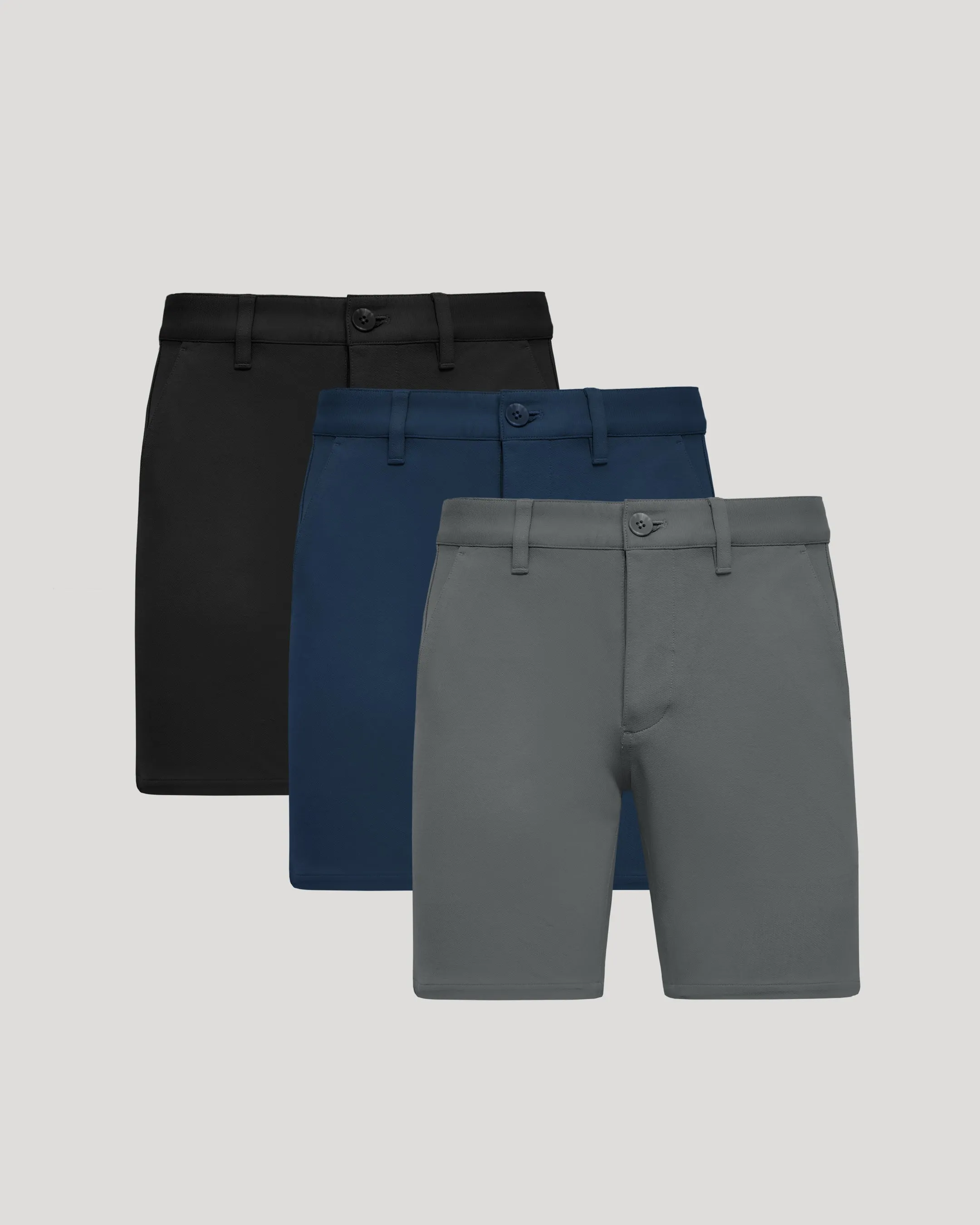 The Standard 9" Chino Shorts 3-Pack sold by True Classic