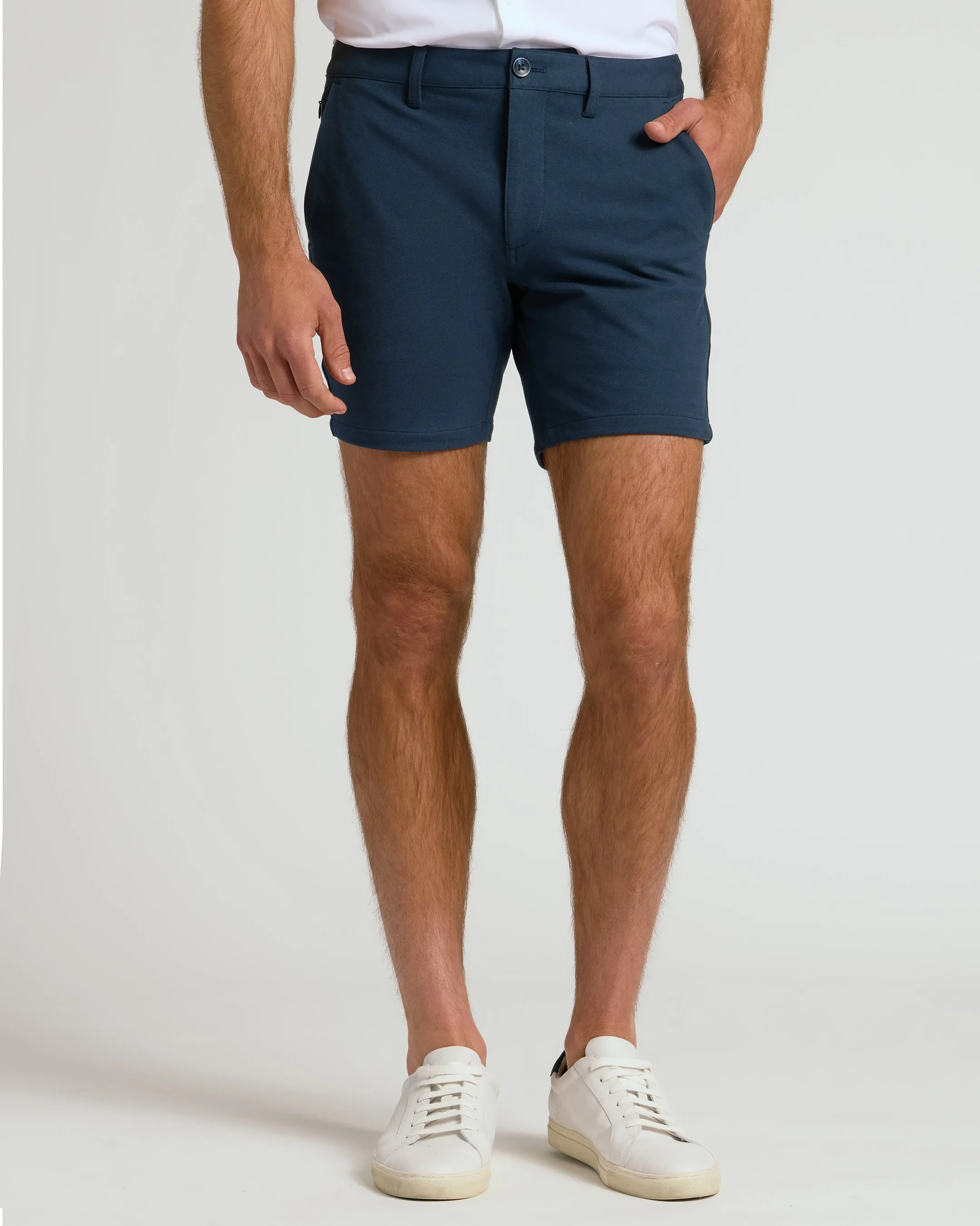 7" Sandstone & Navy Chino Shorts 2-Pack sold by True Classic product image thumbnail 2