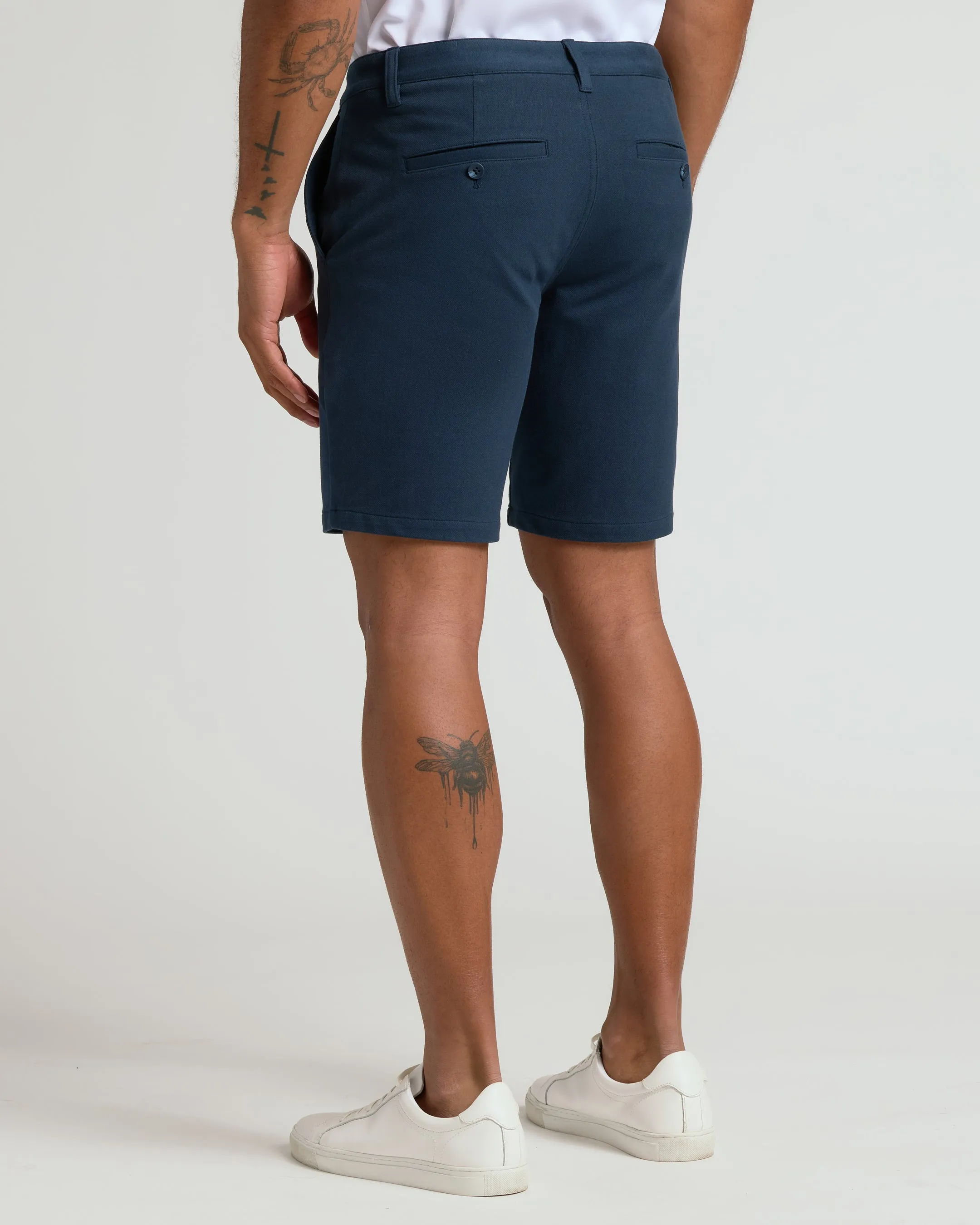 9" Navy Classic Chino Shorts 2.0 sold by True Classic product image thumbnail 3