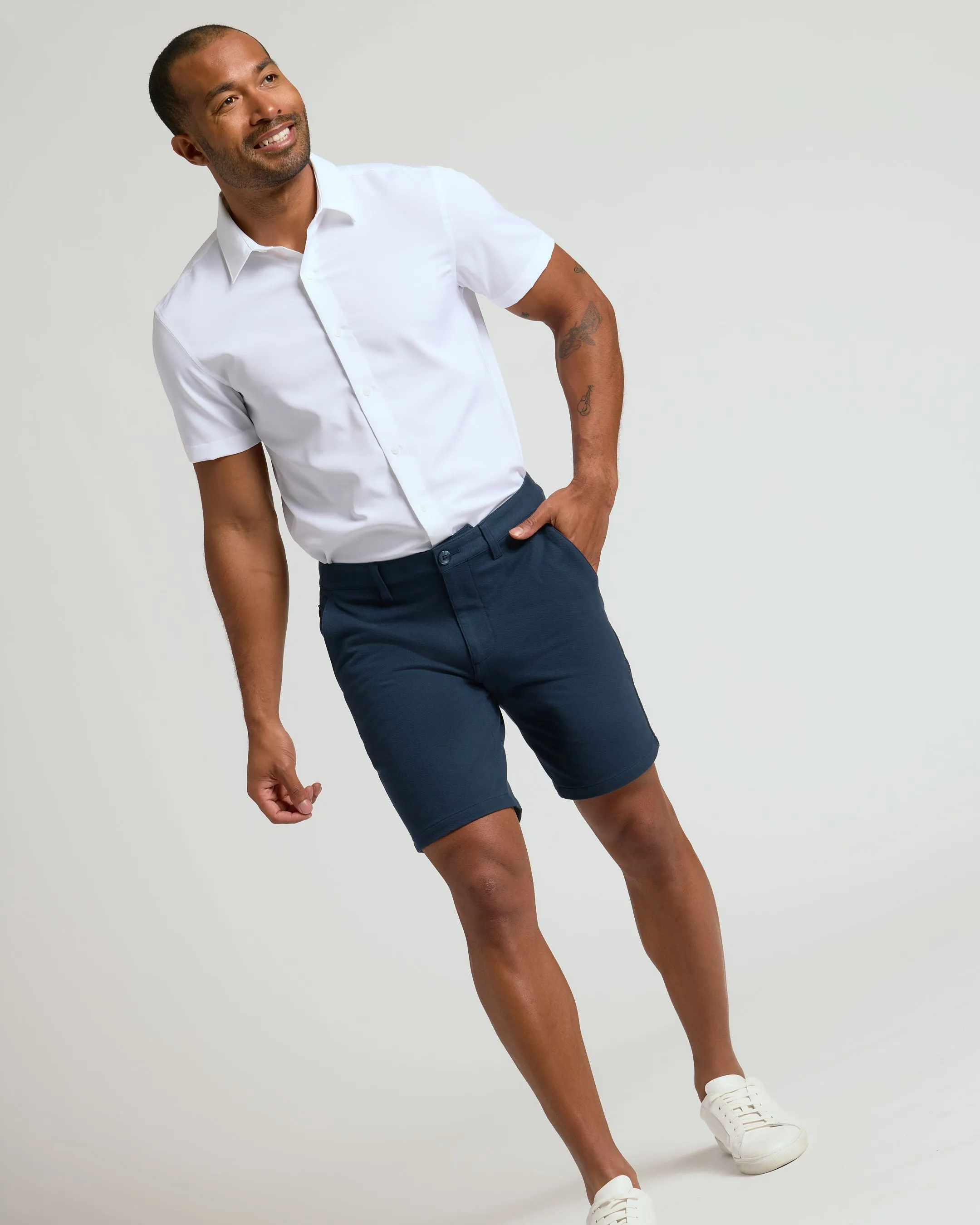 9" Navy Classic Chino Shorts 2.0 sold by True Classic product image thumbnail 4