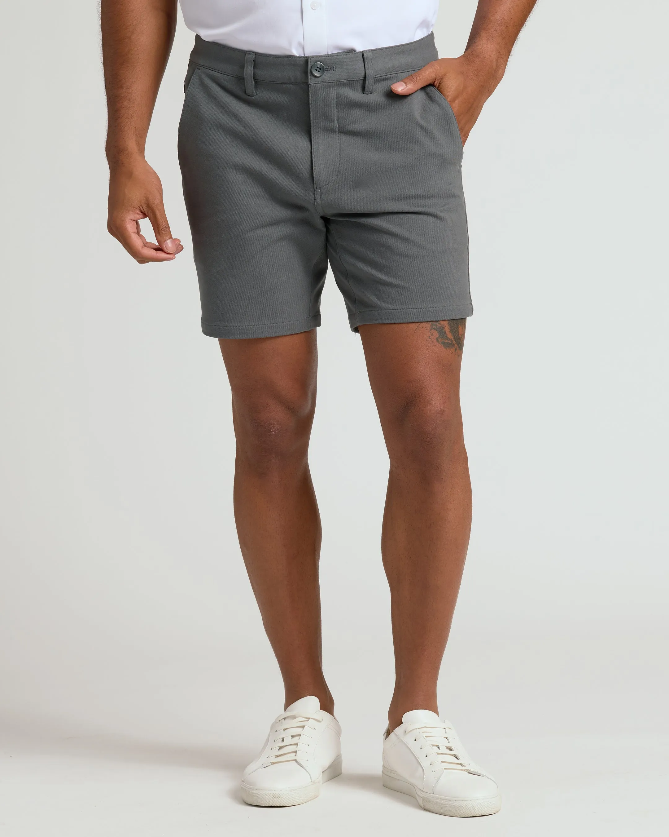 7" Carbon Chino Shorts 2.0 sold by True Classic