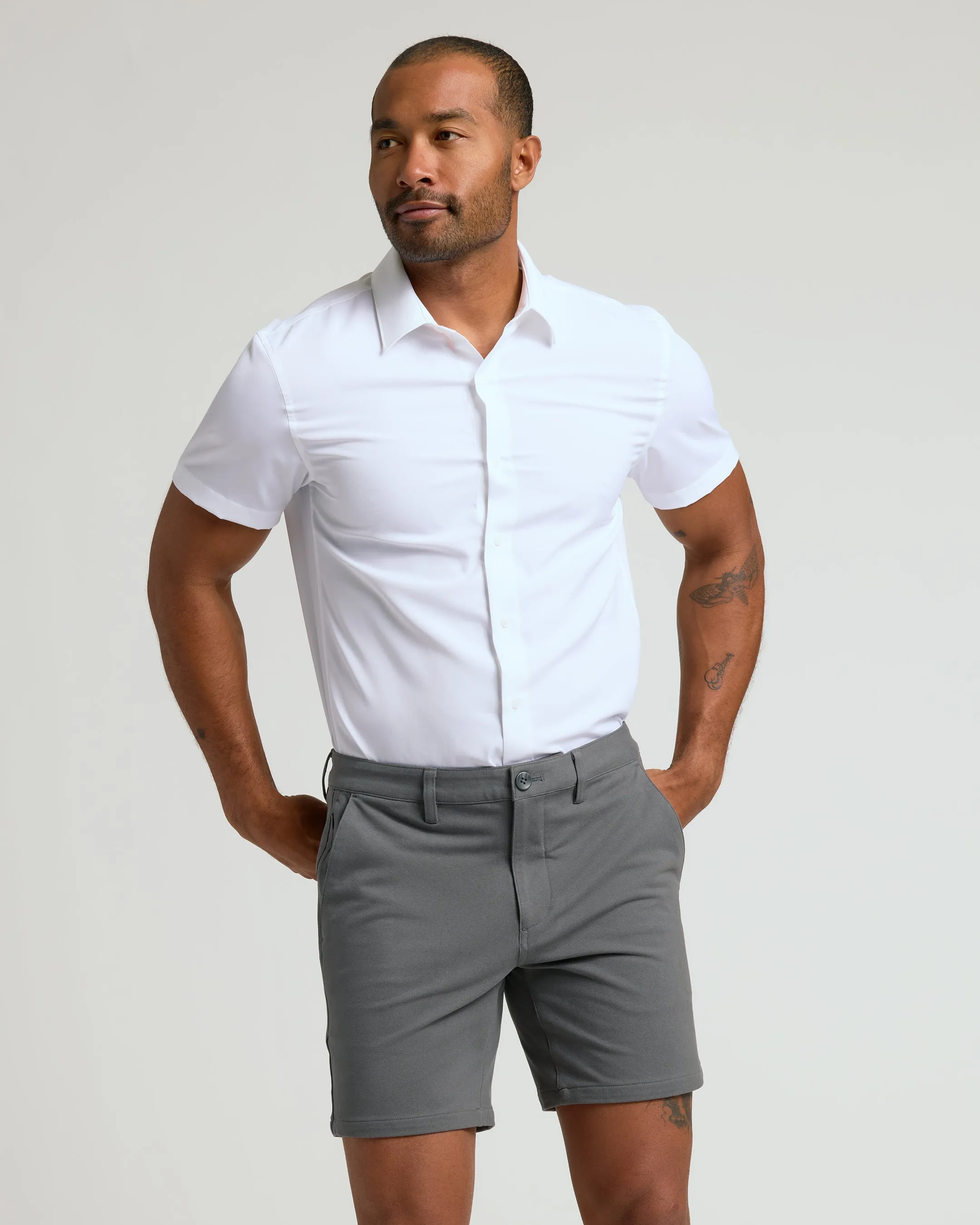 7" Carbon Chino Shorts 2.0 sold by True Classic product image thumbnail 4