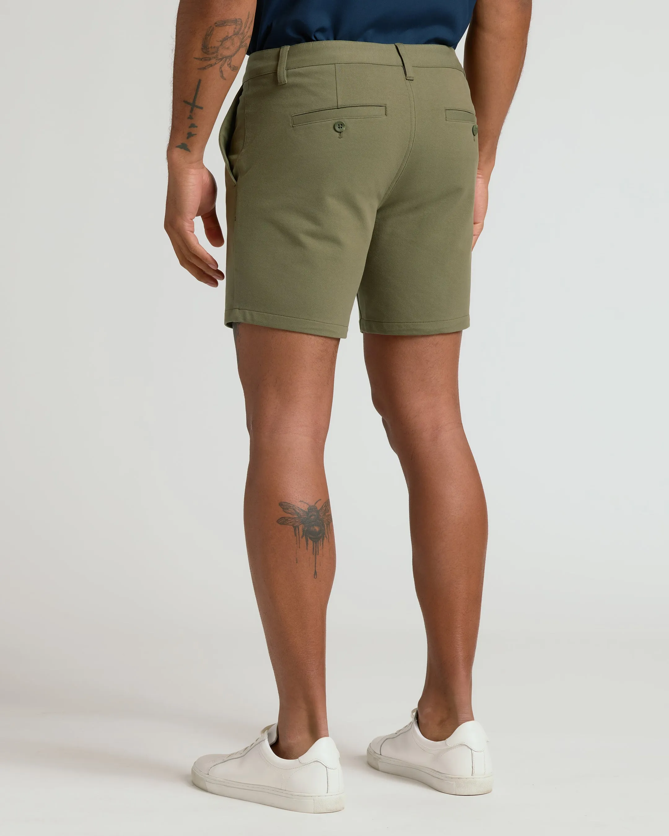 7 Military Green Classic Chino Shorts sold by True Classic product image thumbnail 3