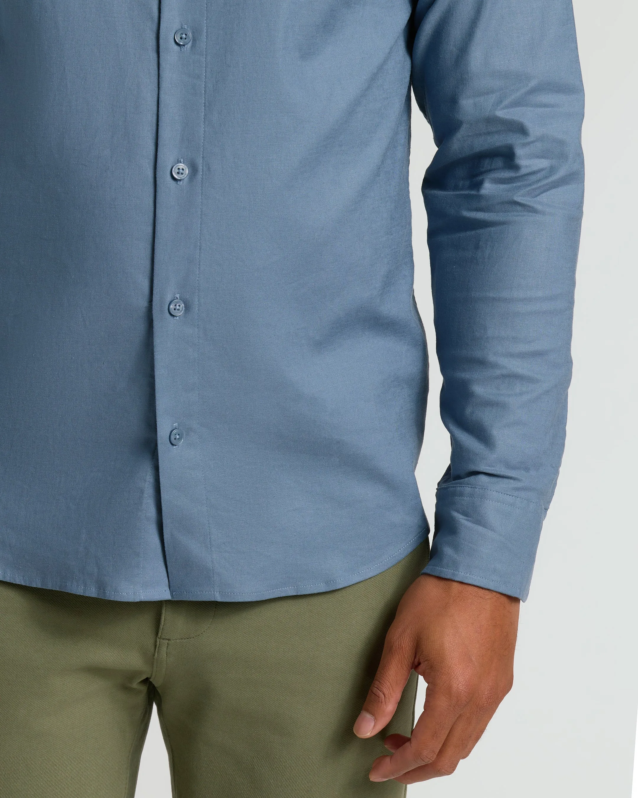 Fiord Long Sleeve Linen Shirt sold by True Classic product image thumbnail 5