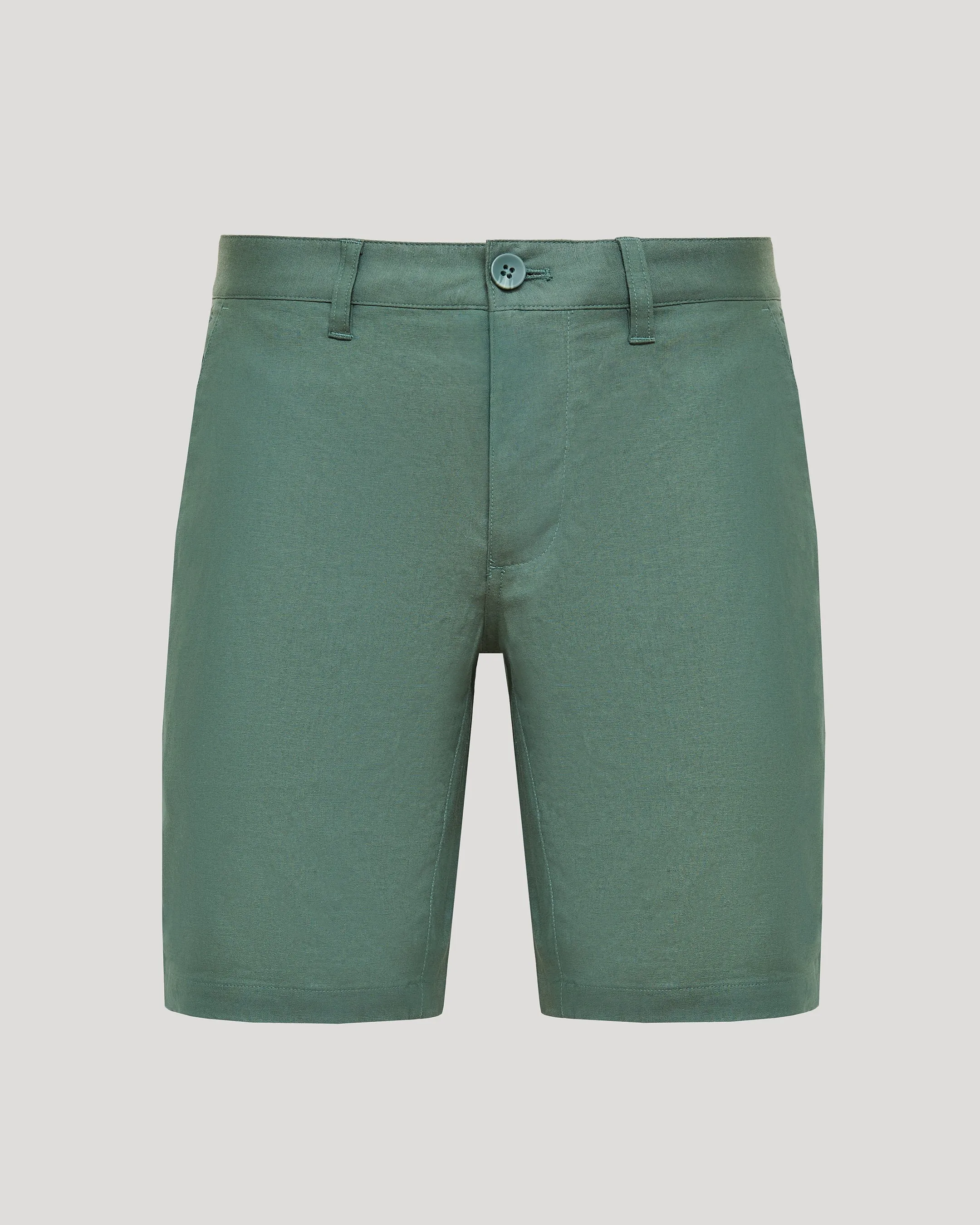 9" Moss Linen Shorts sold by True Classic product image thumbnail 2