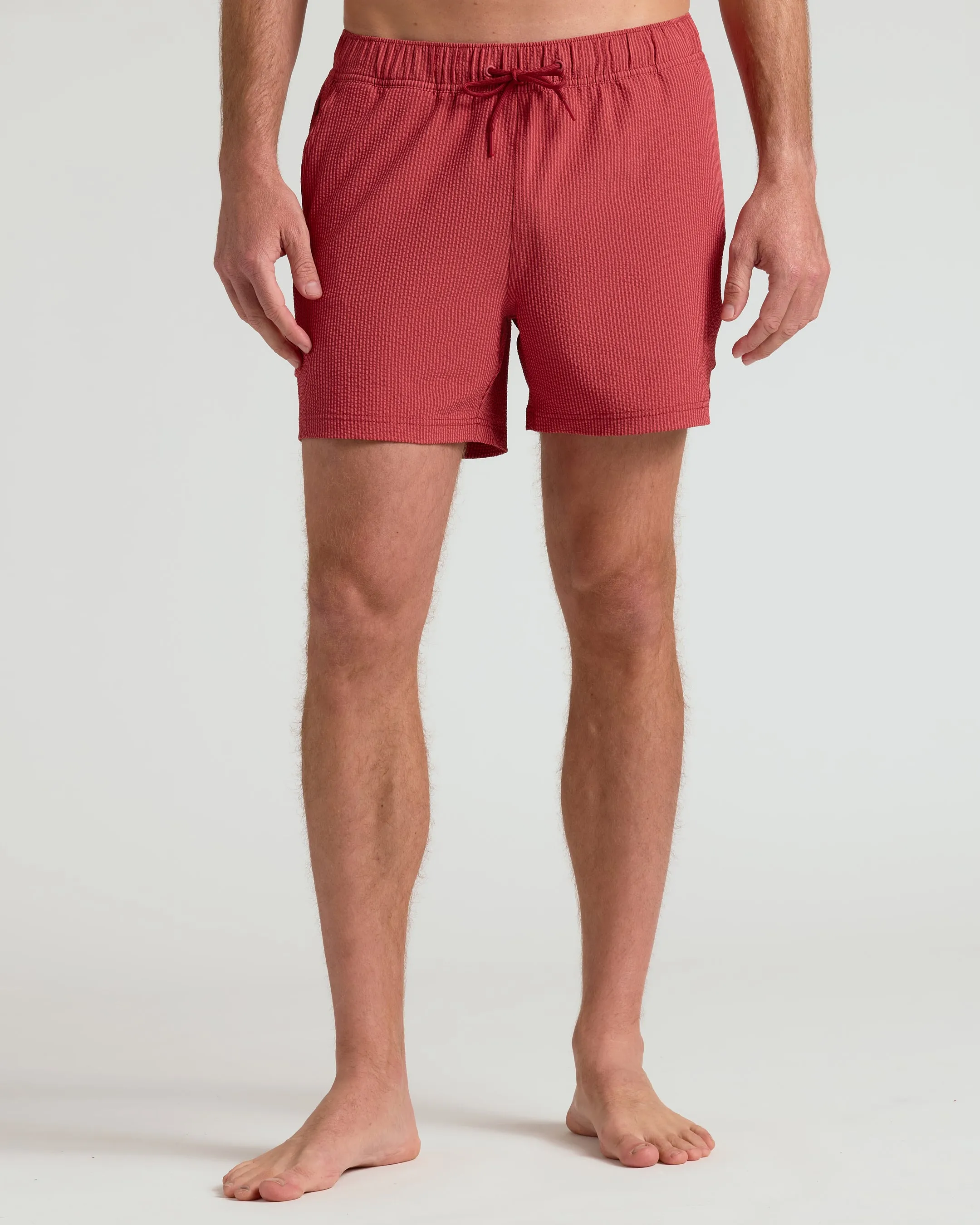 5 Cardinal Seersucker Swim Trunks sold by True Classic
