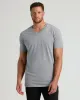 Heather Gray Tall Short Sleeve Classic V-Neck sold by True Classic