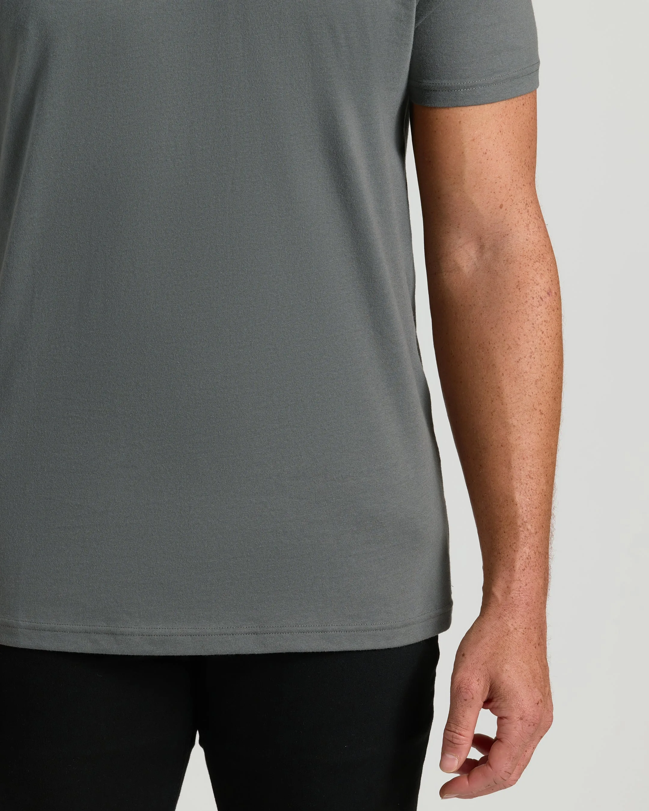 Carbon Tall Short Sleeve Classic V-Neck sold by True Classic product image thumbnail 4