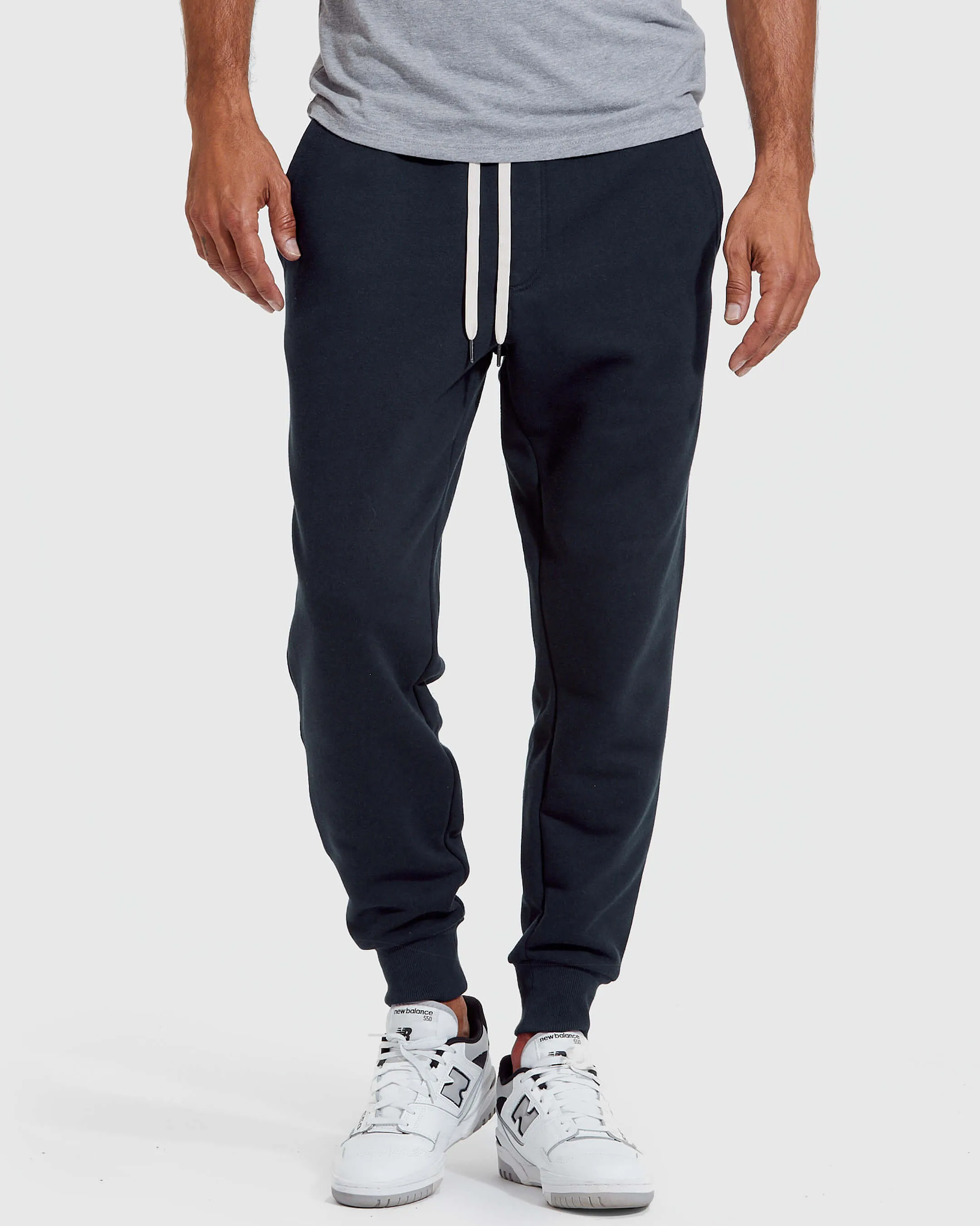 Navy Full Zip Fleece Hoodie & Jogger 2-Pack sold by True Classic product image thumbnail 3