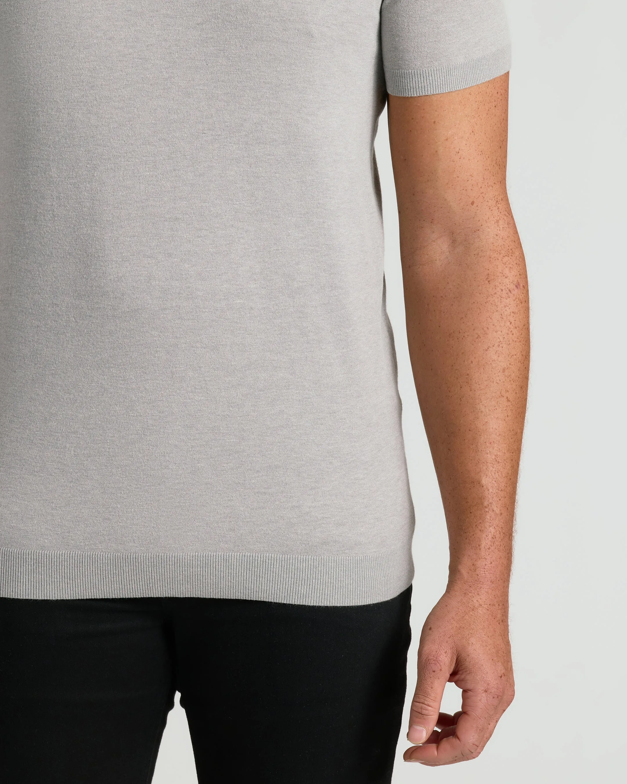 Heather Gray Tall Dressy Polo sold by True Classic product image thumbnail 4