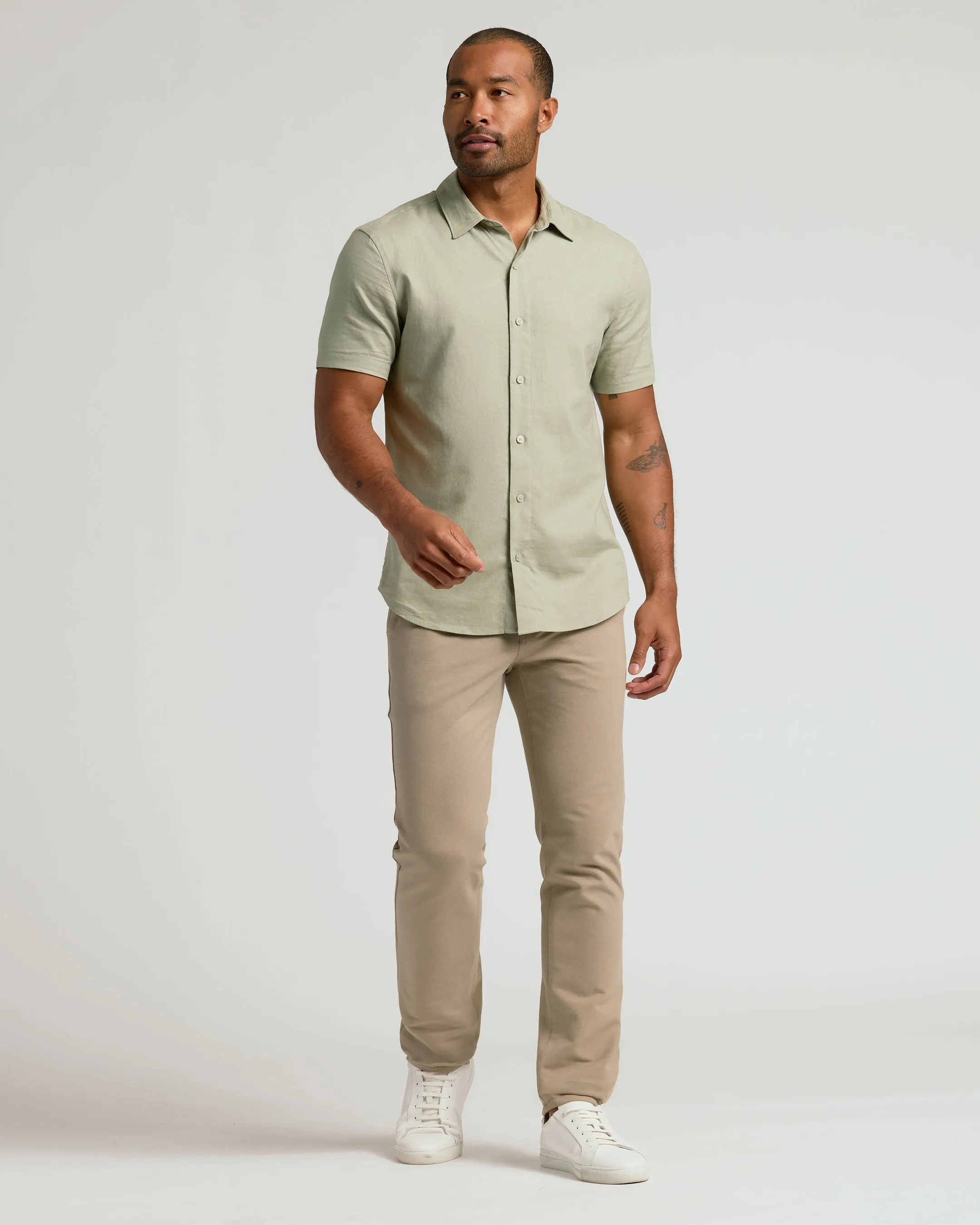 Khaki Straight Chino Pants 2.0 sold by True Classic product image thumbnail 4