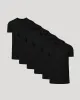 Black Short Sleeve Tall Classic V-Neck 6-Pack sold by True Classic