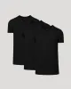 Black Short Sleeve Tall Classic V-Neck 3-Pack sold by True Classic