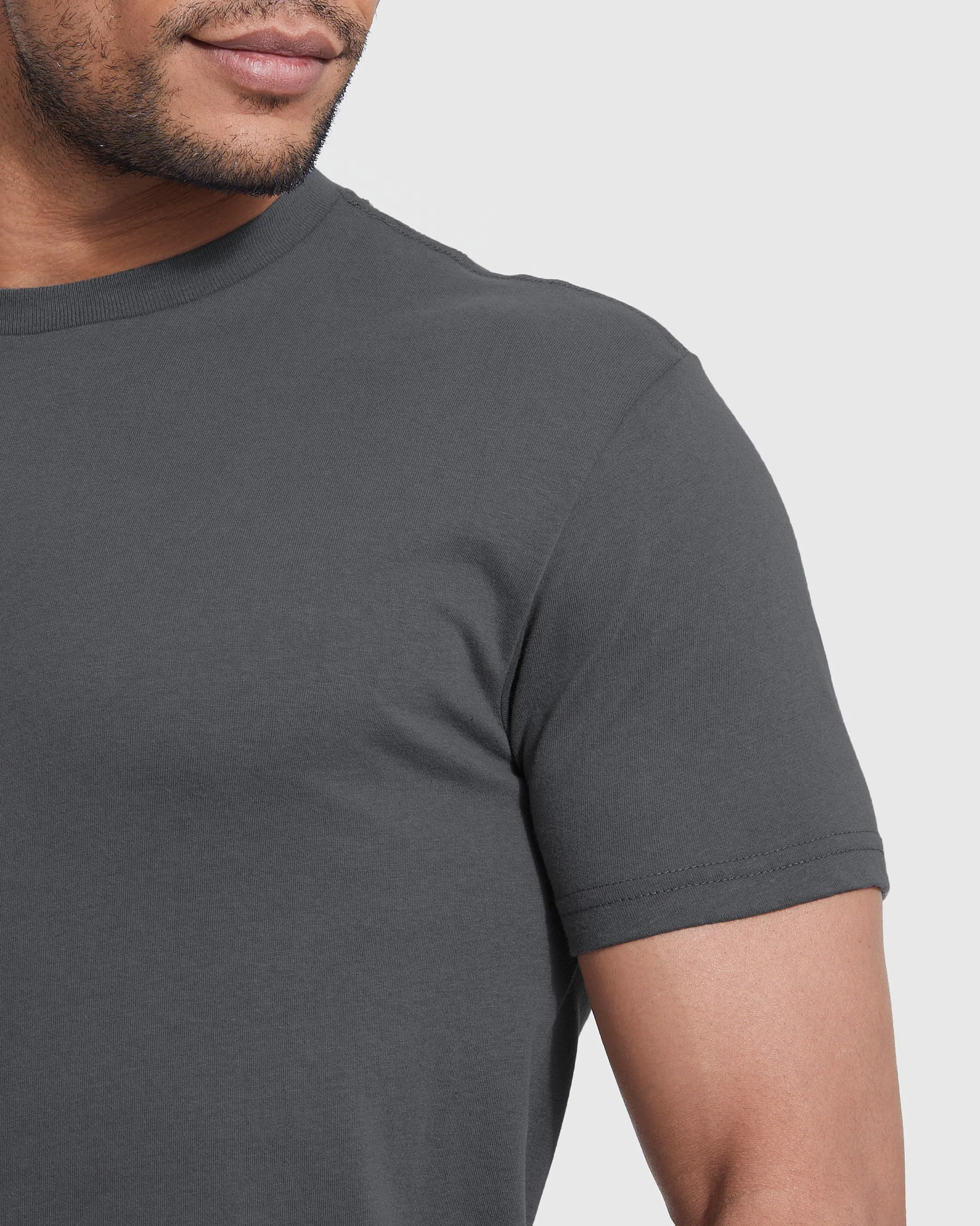 Carbon Short Sleeve Crew Neck Tee sold by True Classic product image thumbnail 5