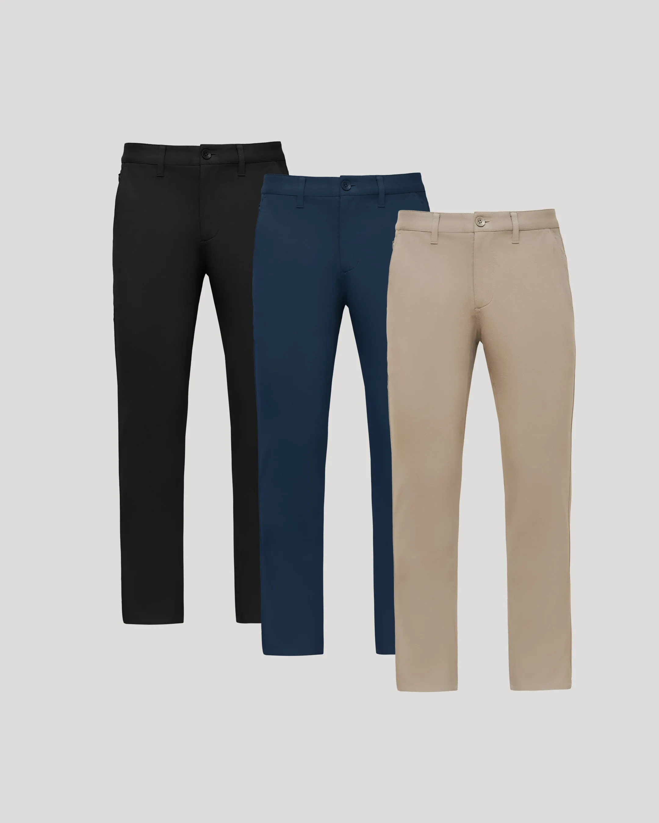 Core Straight Chino Pants 3-Pack sold by True Classic
