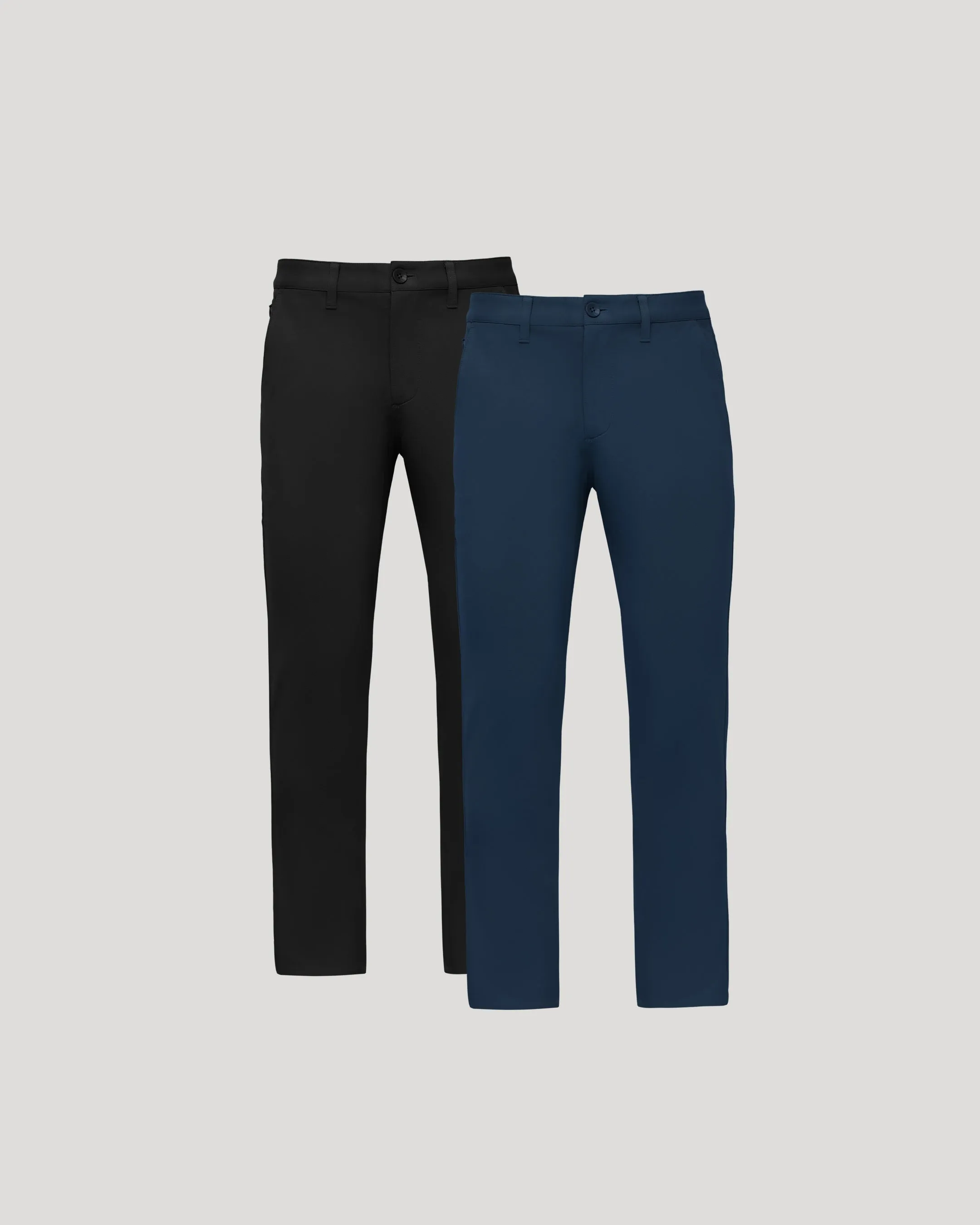 Navy & Black Straight Chino Pants 2-Pack sold by True Classic