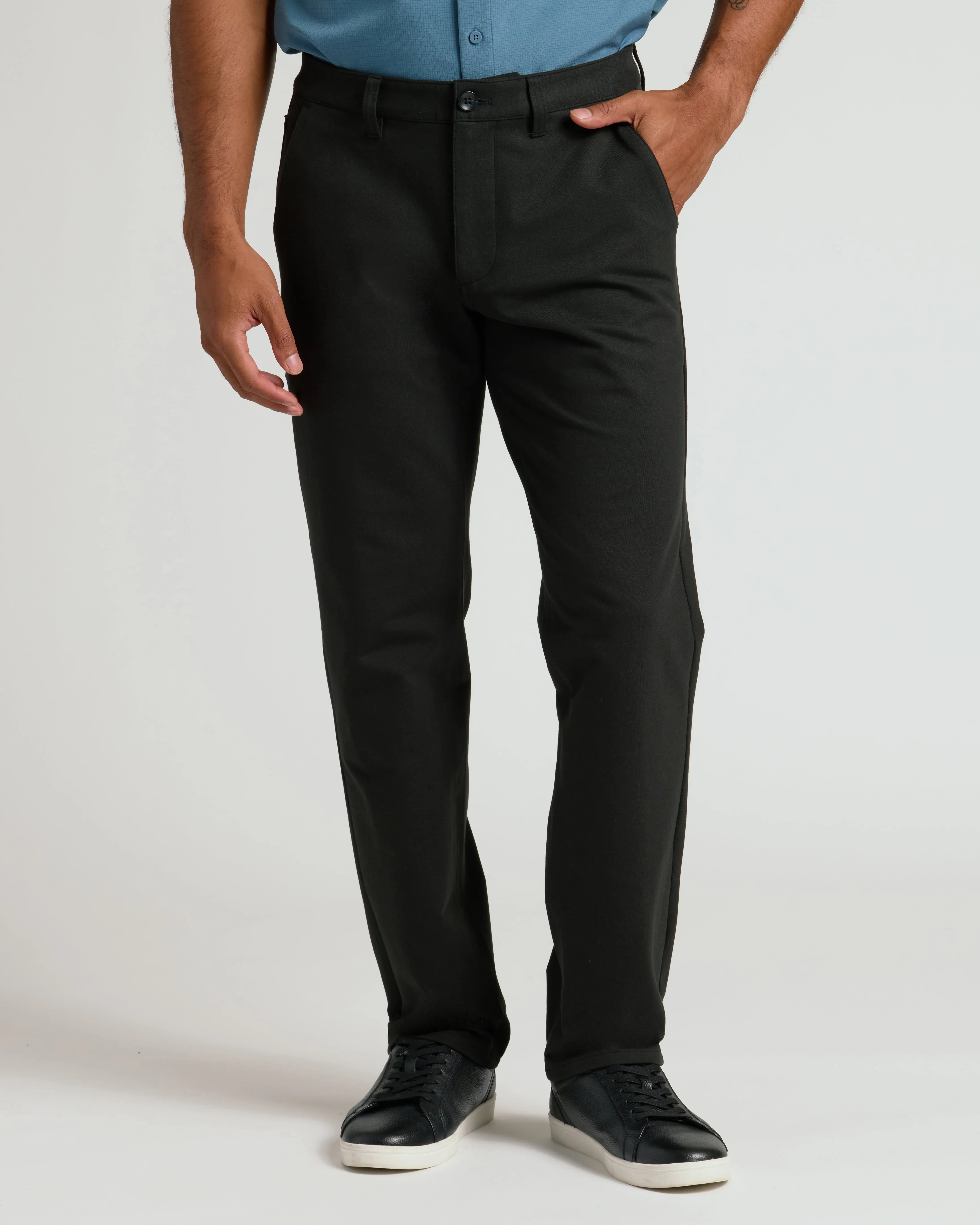 Black & Khaki Straight Chino Pants 2-Pack sold by True Classic product image thumbnail 2