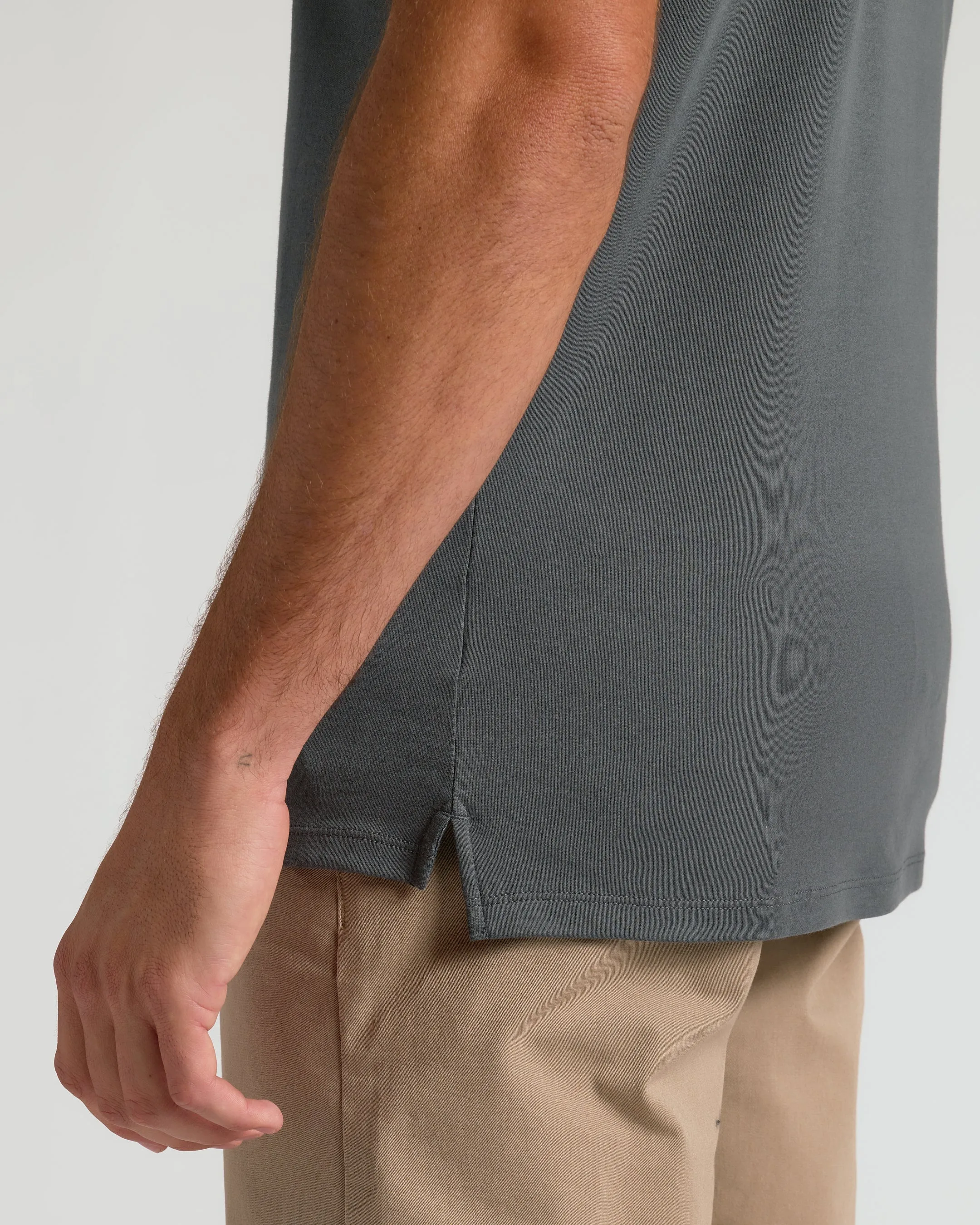 Carbon Tall Pima Polo sold by True Classic product image thumbnail 4