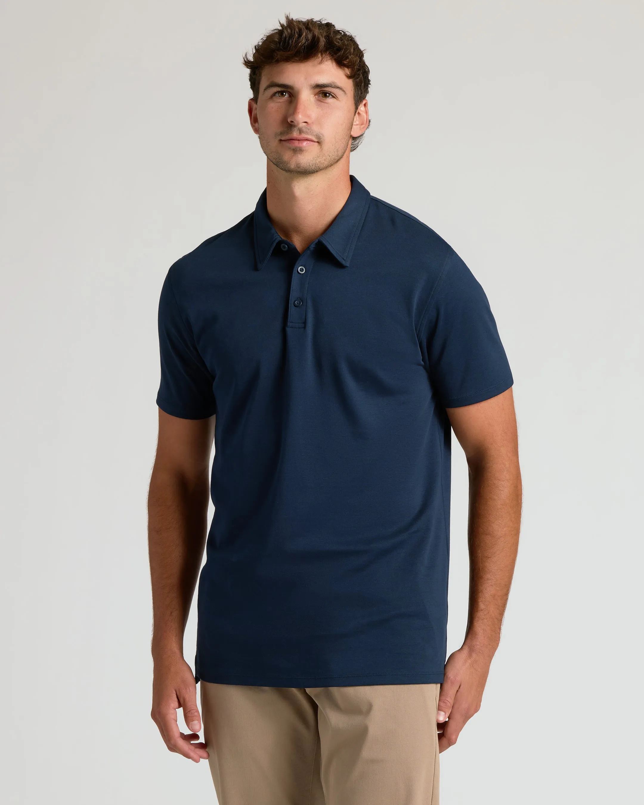 Navy Tall Pima Polo sold by True Classic
