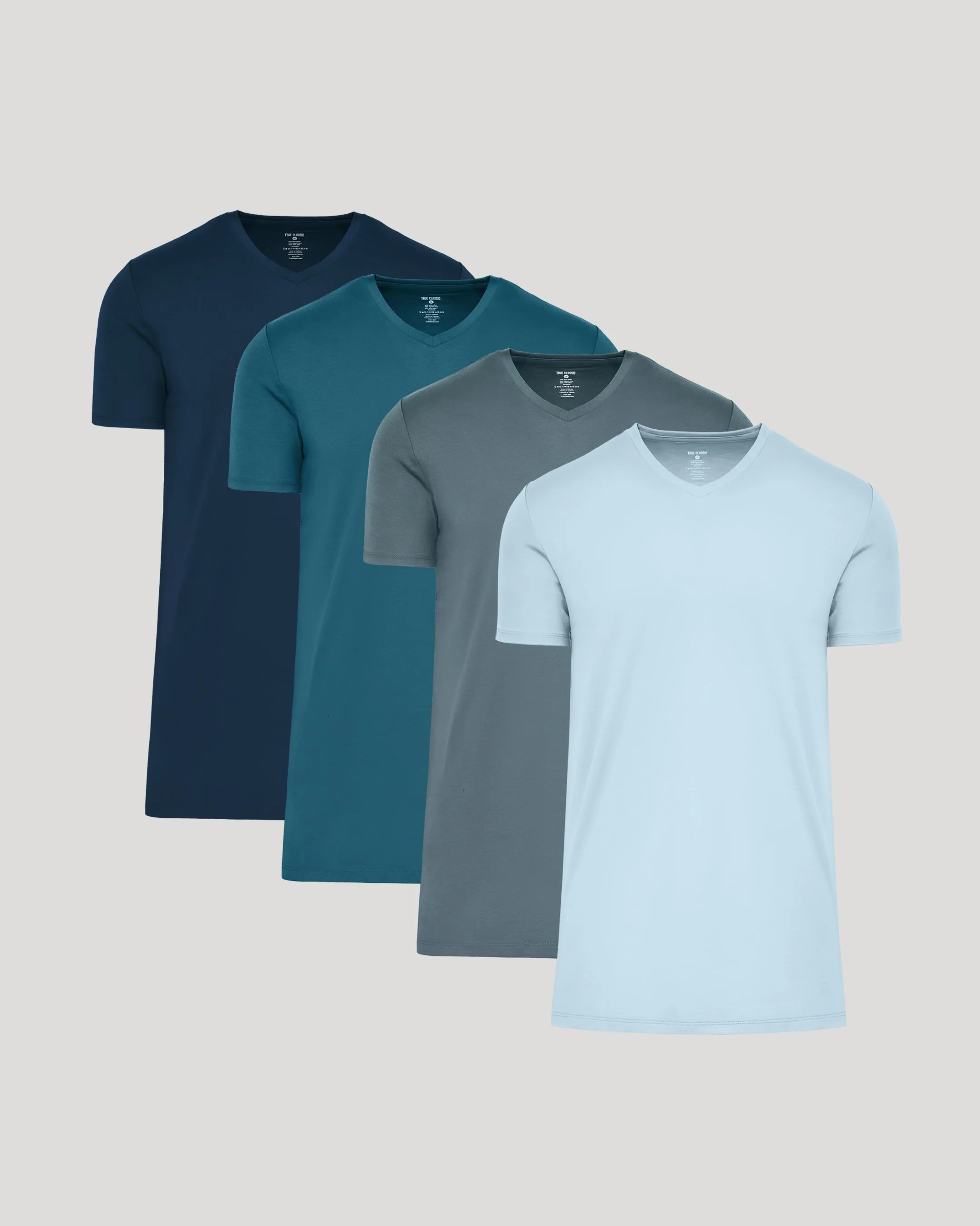 The Standard Tall Premium Pima V-Neck 4-Pack sold by True Classic