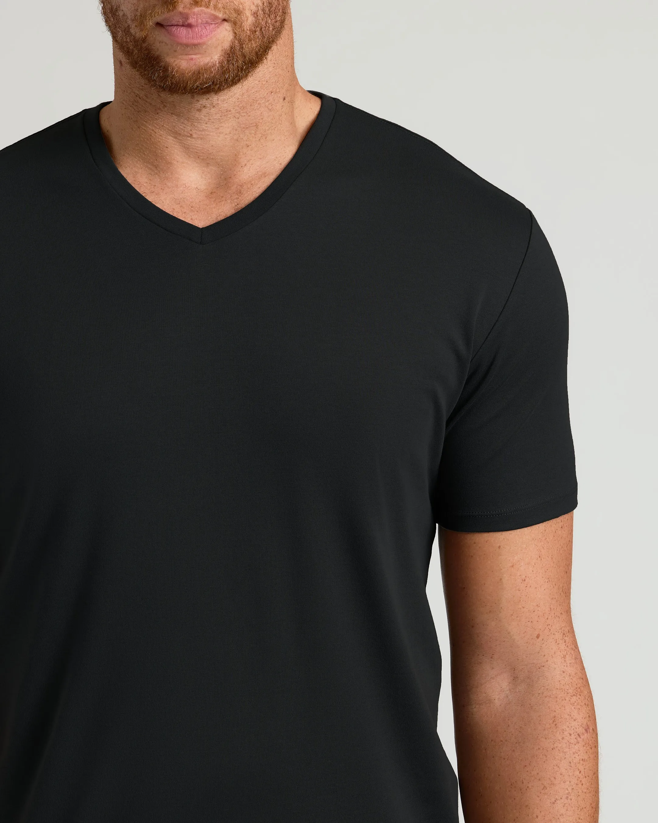 Black Tall Premium Pima V-Neck 4-Pack sold by True Classic product image thumbnail 4