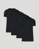 Black Tall Pima V-Neck 4-Pack sold by True Classic