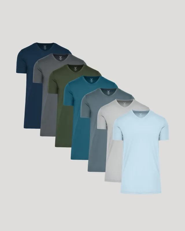 Wardrobe Tall Pima V-Neck 7-Pack sold by True Classic