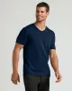 Navy & Ether Pima V-Neck 2-Pack sold by True Classic