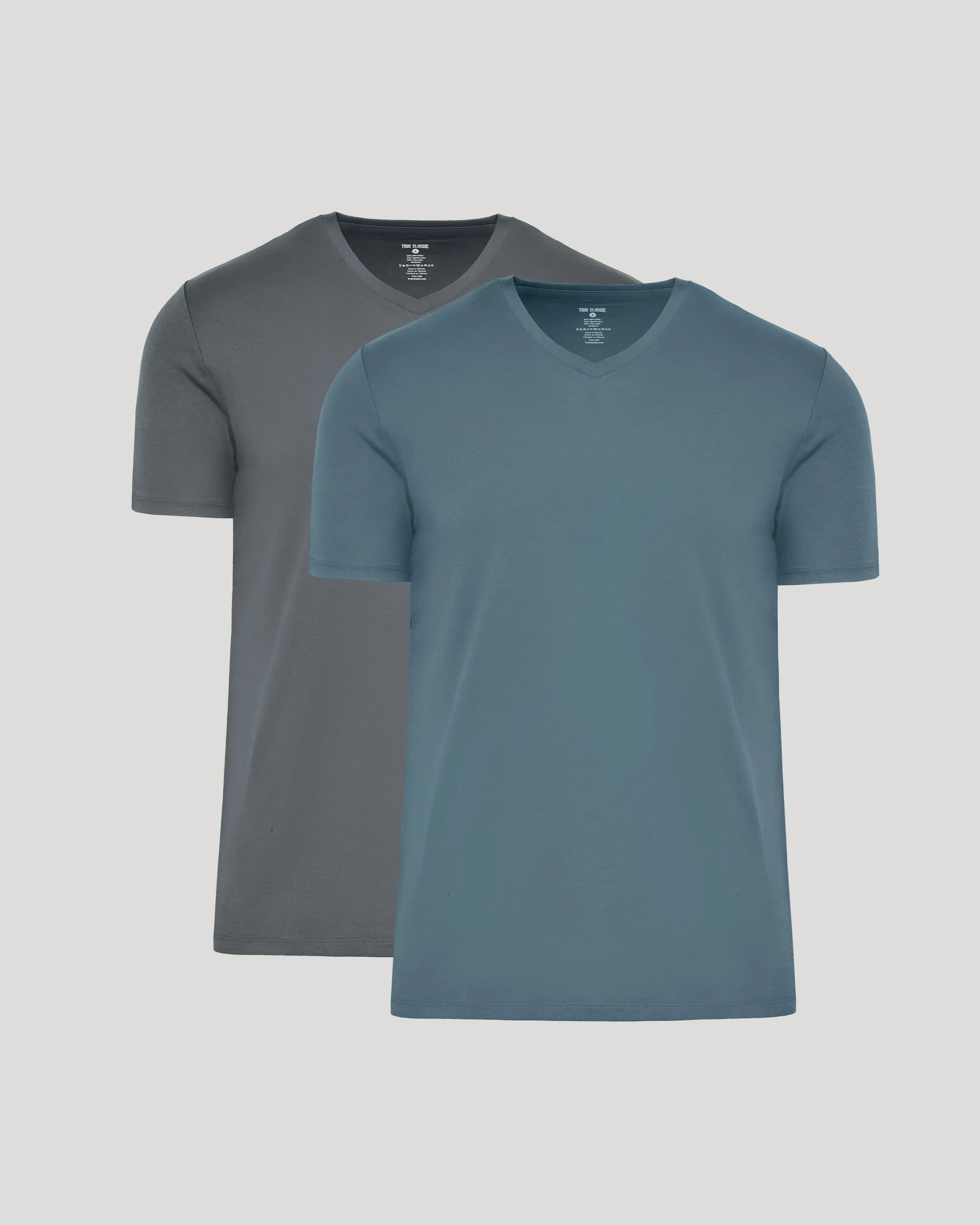 Carbon & Tempest Pima V-Neck 2-Pack sold by True Classic